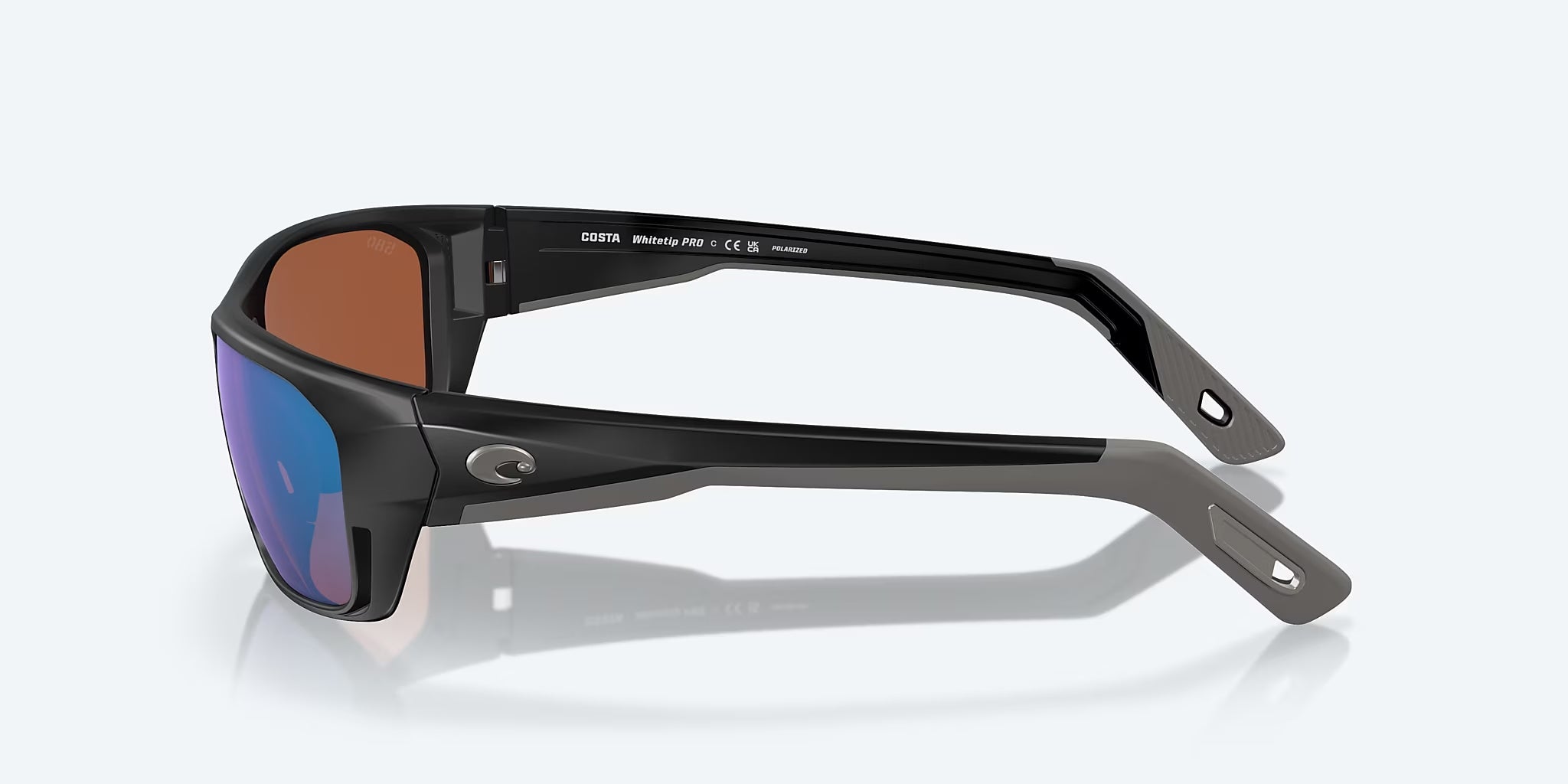 Costa Del Mar Whitetip Pro Polarized Sunglasses MatteBlack GreenMirror 580G