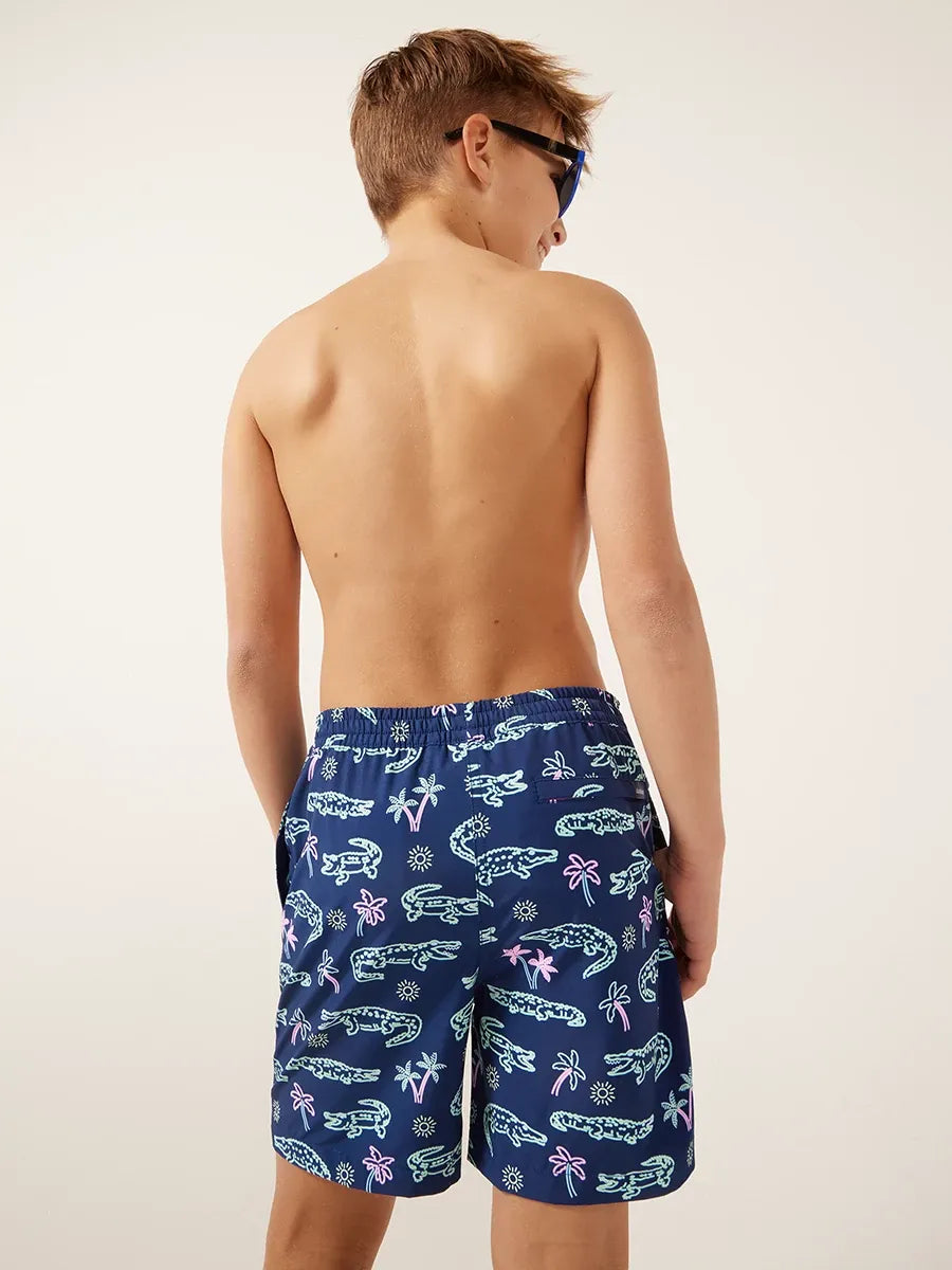 Chubbies Youth Classic Swim Trunks NeonGlades XL