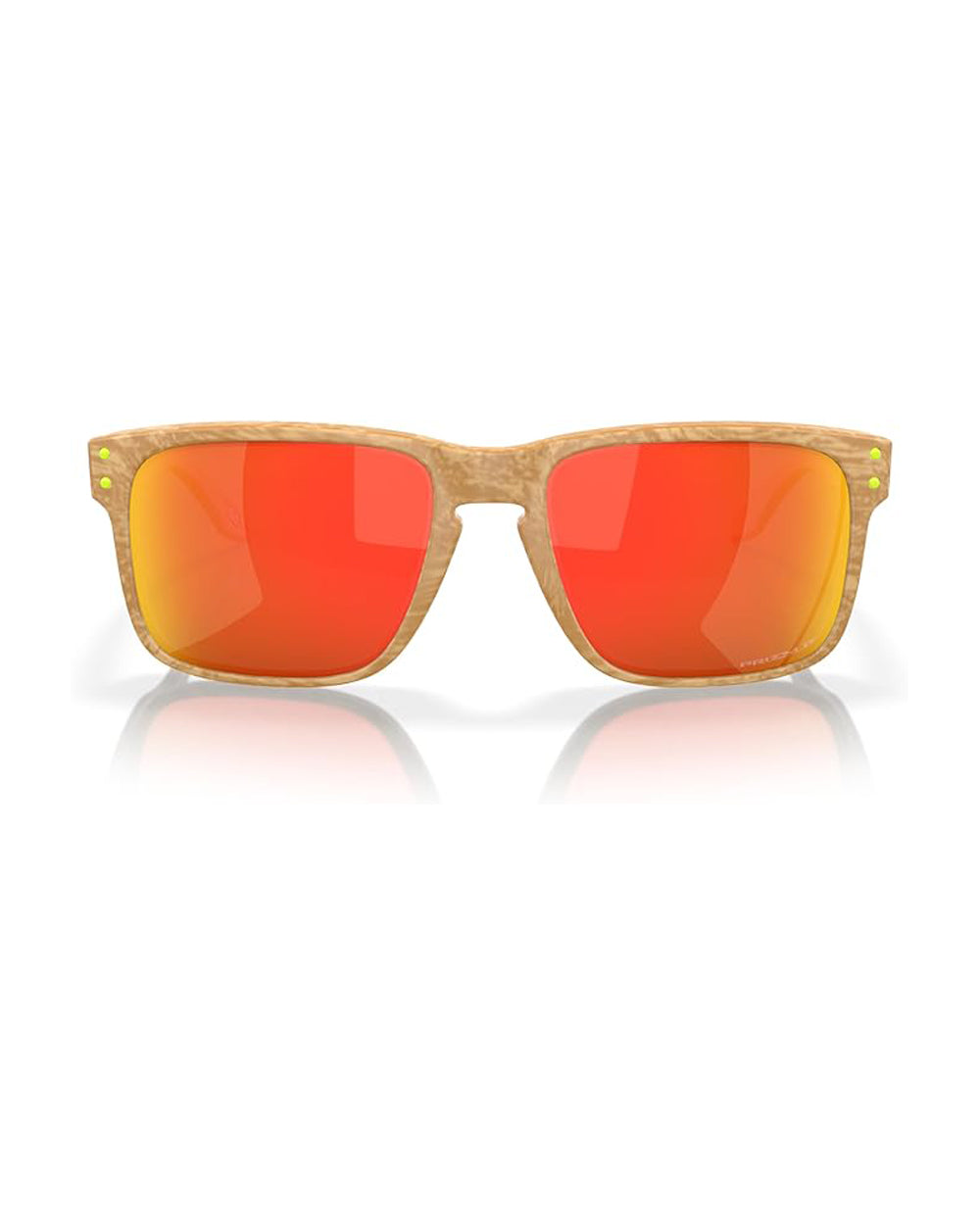 Oakley Holbrook Mix Polarized Sunglasses MTStoneDesertTan PrizmRuby Square