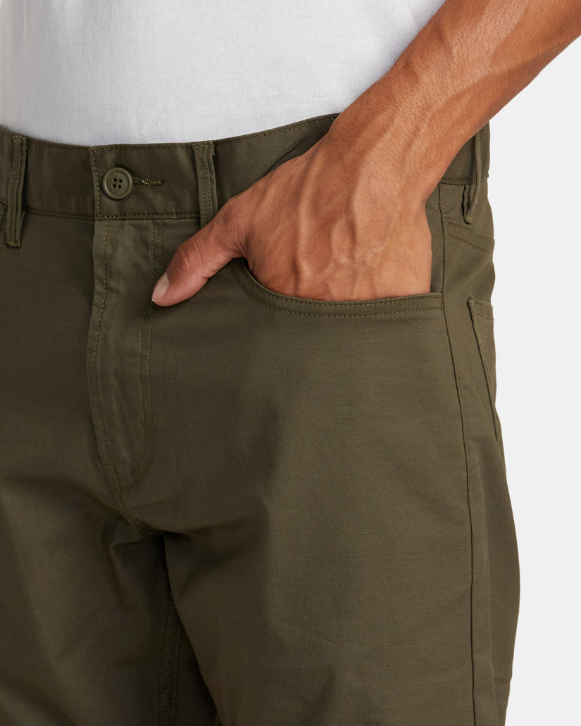 RVCA WEEKEND TECH TECHNICAL PANTS FAT-Fatigue 33