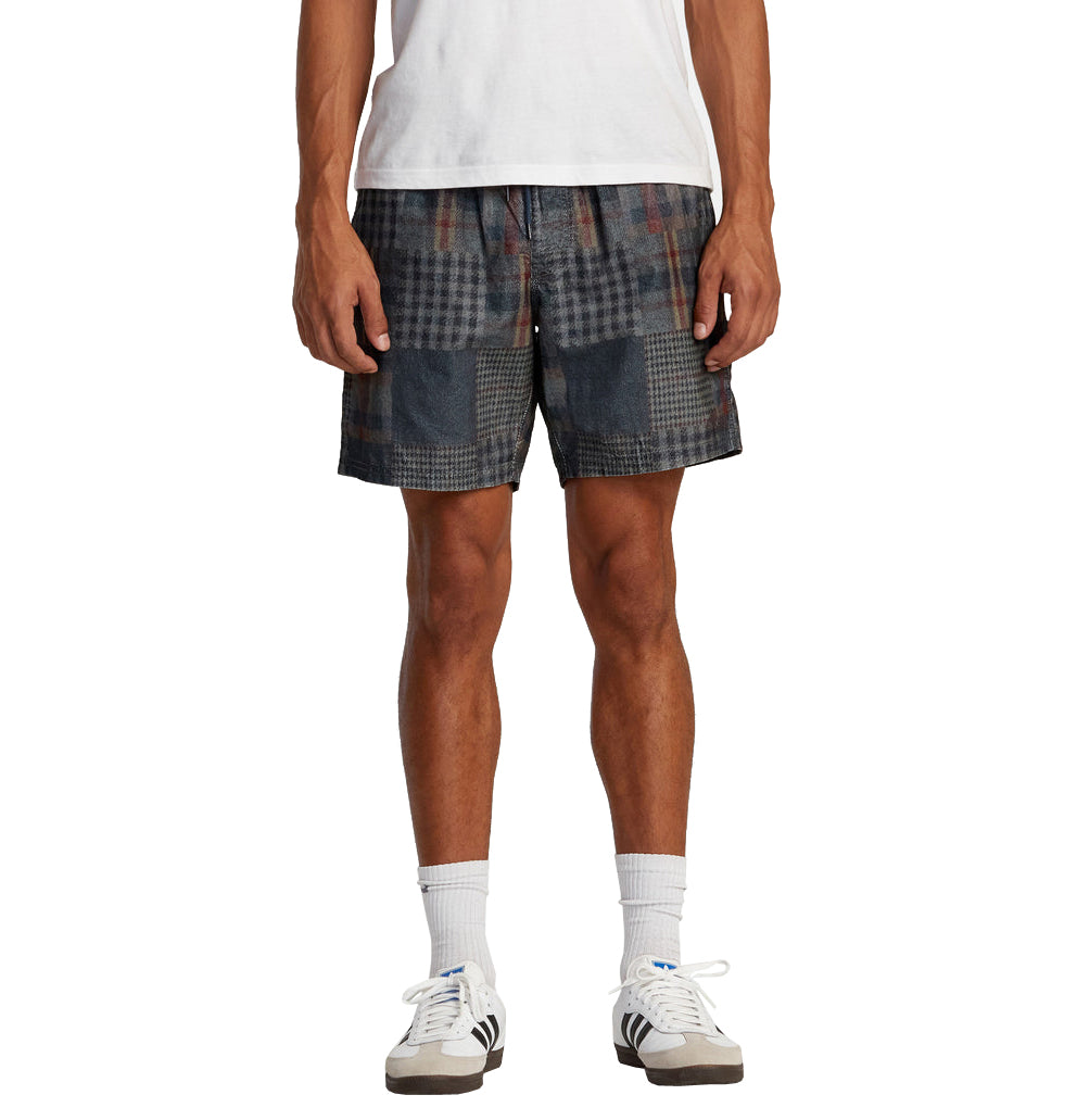 RVCA ESCAPE ELASTIC CORD SHORT II CRG8-PATCHWORK L