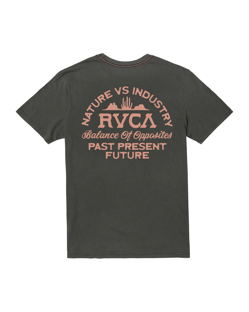 RVCA PLEIN VIEW SS TEES PTK-Pirate Black L