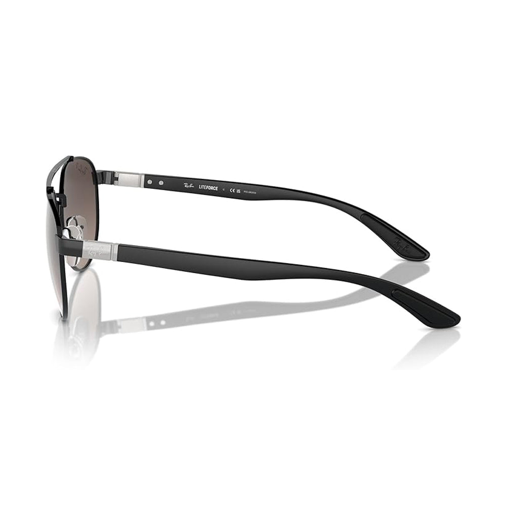 Ray-Ban 0RB3736CH Polarized Sunglasses Black GreyMirrorGrey