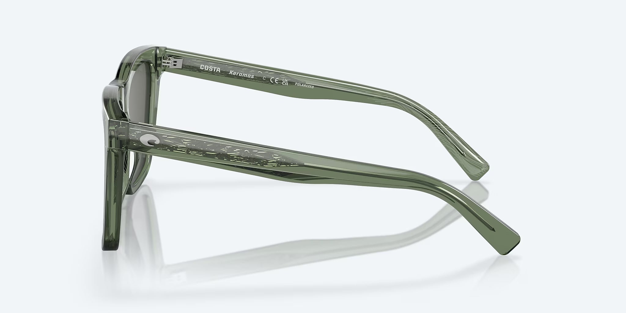 Costa Del Mar Keramas Polarized Sunglasses olive Gray580G