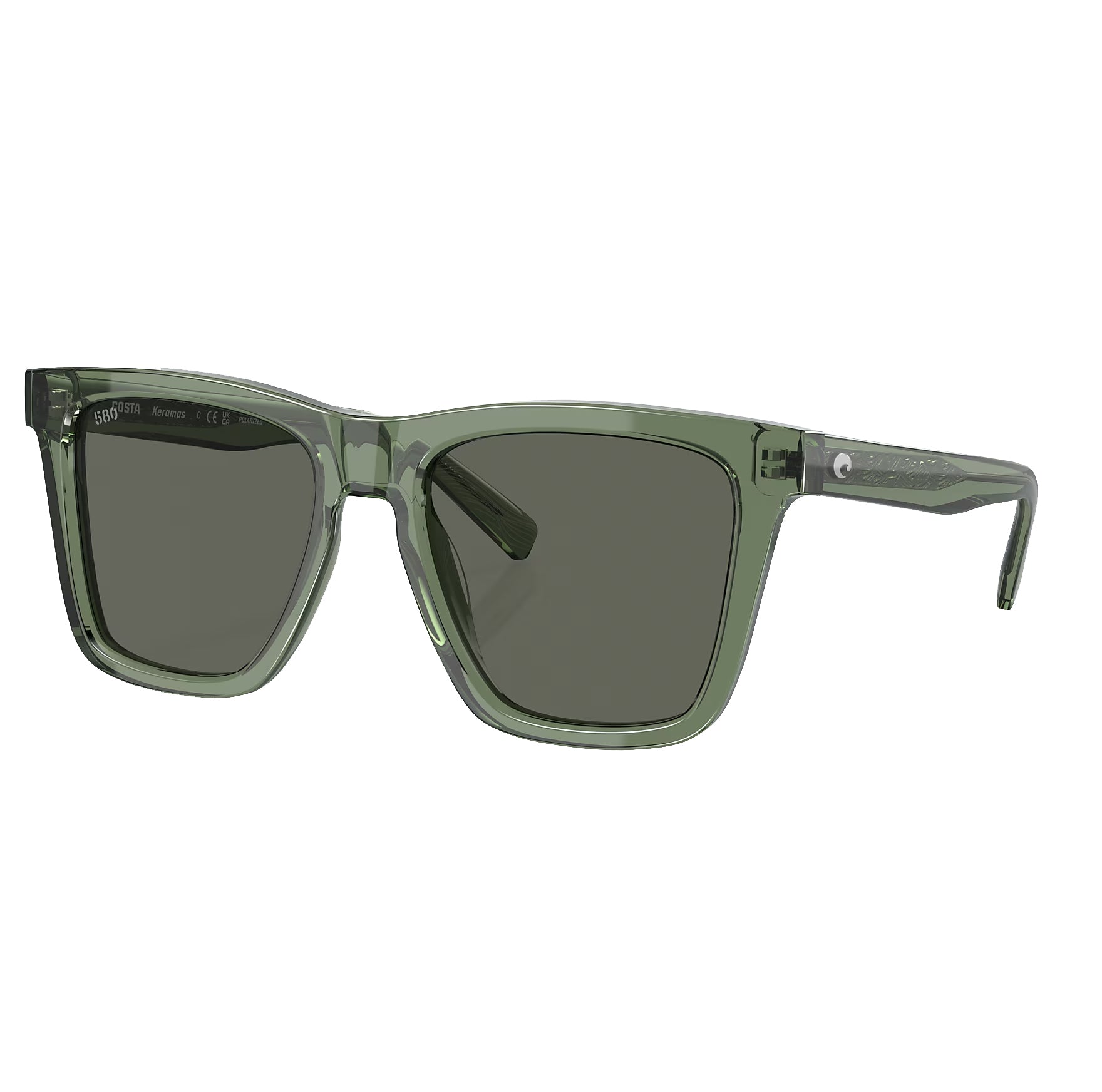 Costa Del Mar Keramas Polarized Sunglasses olive Gray580G