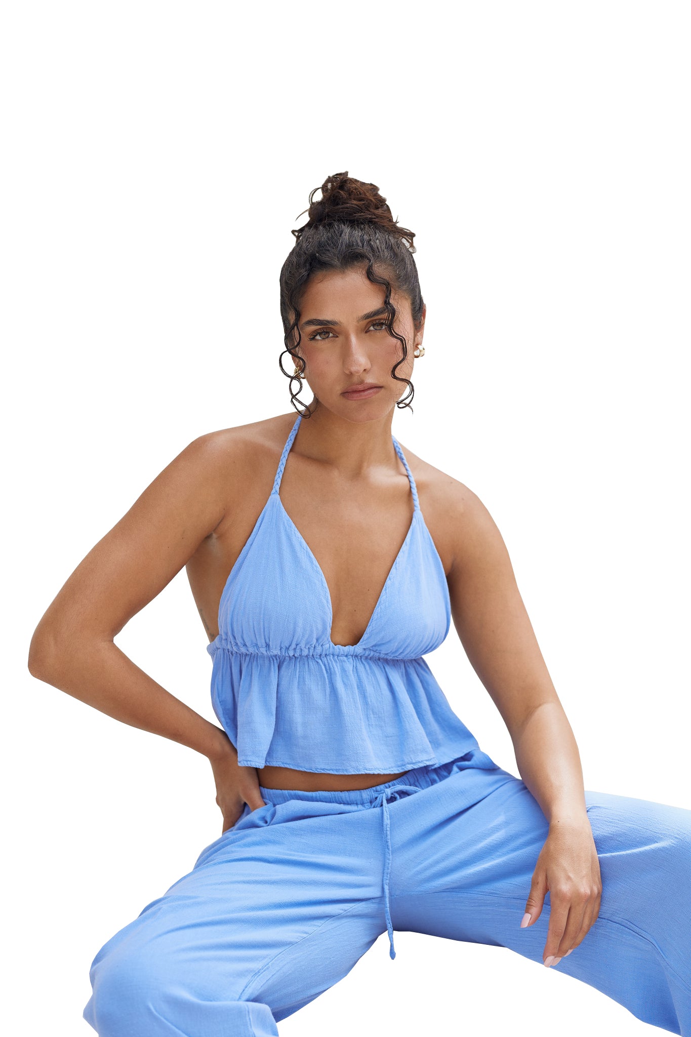 Blanco Triangle Top W Rope Chord