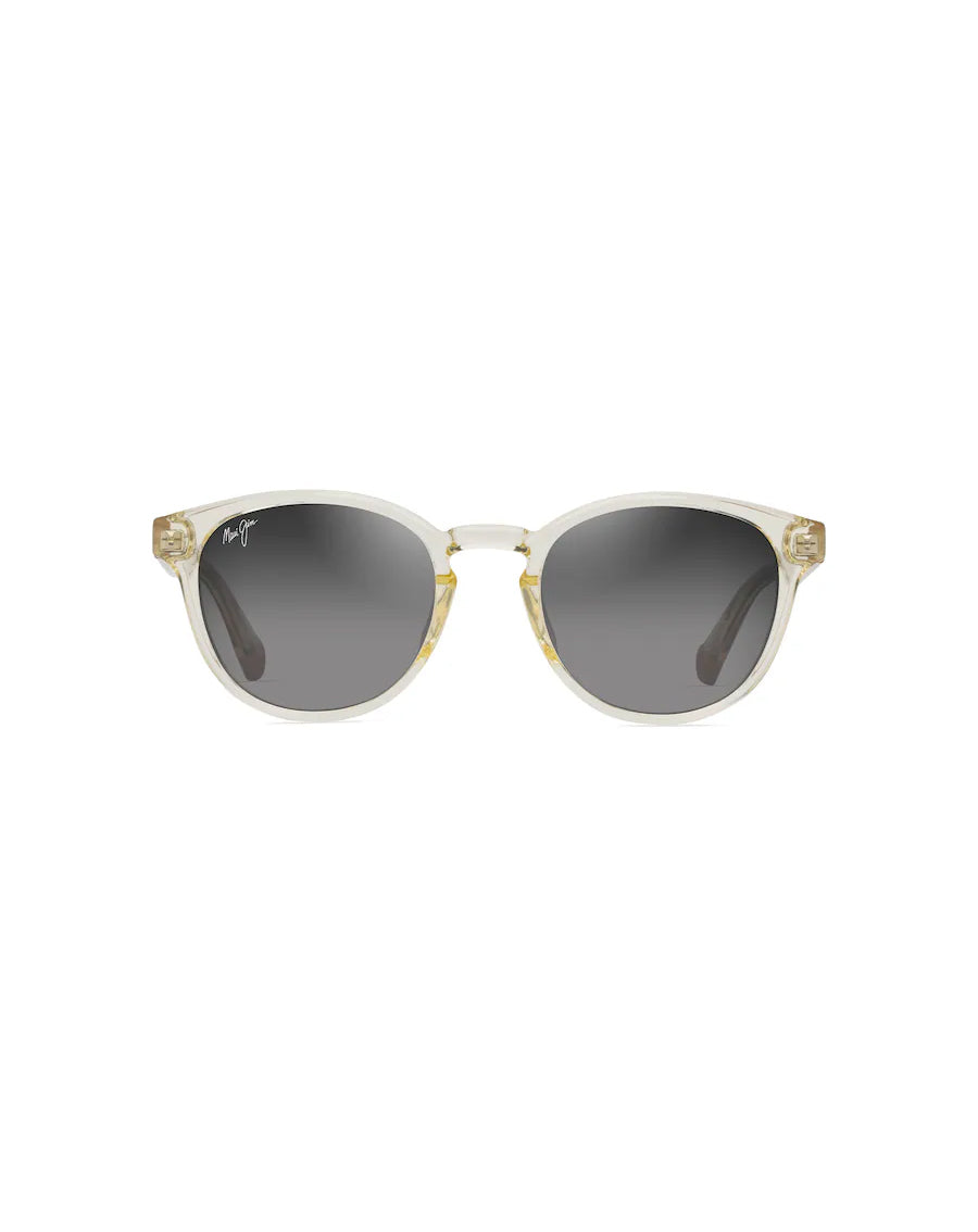 Maui Jim Hiehie Polarized Sunglasses ShinyTransYellow Grey