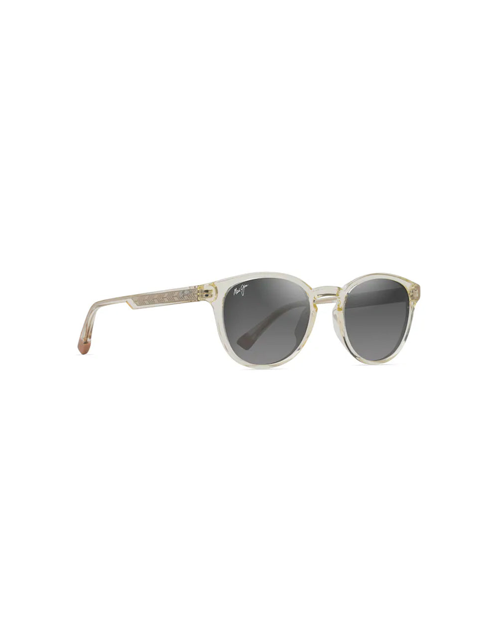 Maui Jim Hiehie Polarized Sunglasses ShinyTransYellow Grey