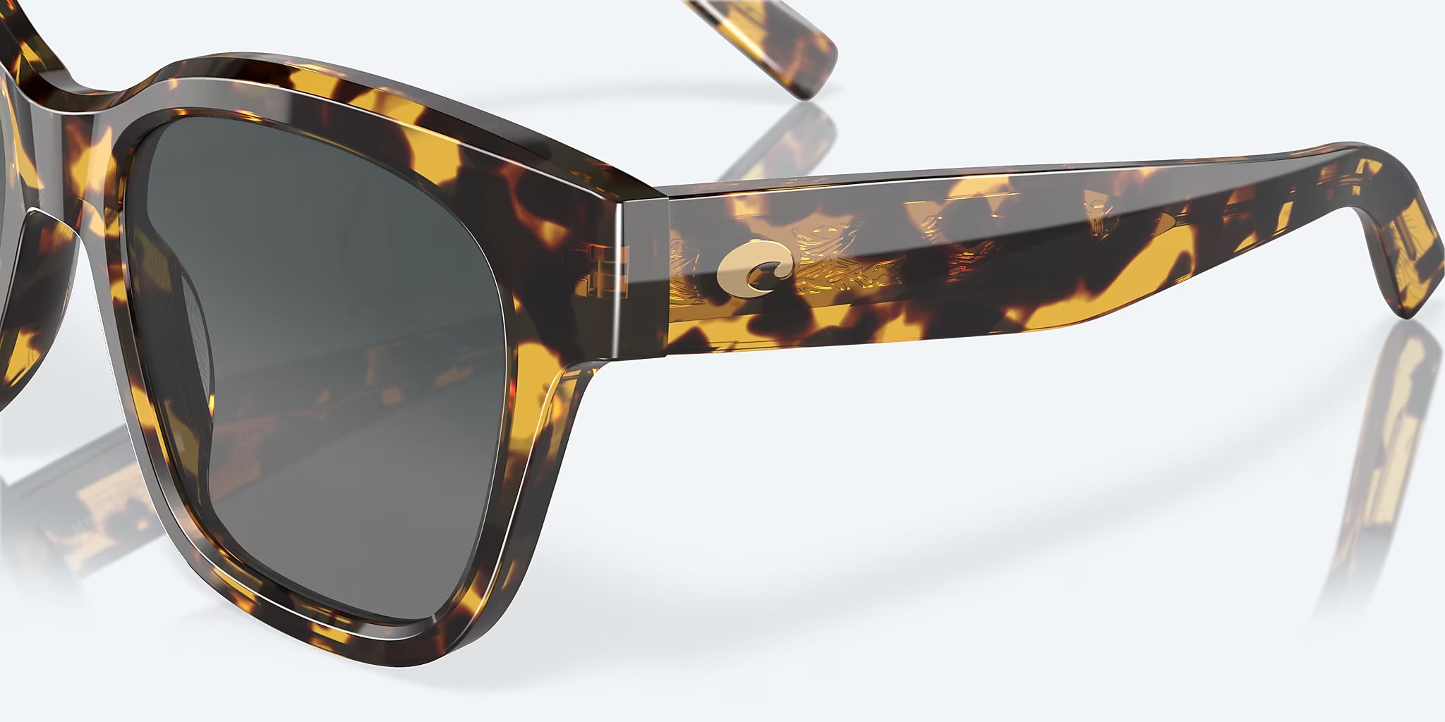 Costa Del Mar Nusa Polarized Sunglasses Tortoise GrayGradient 580G