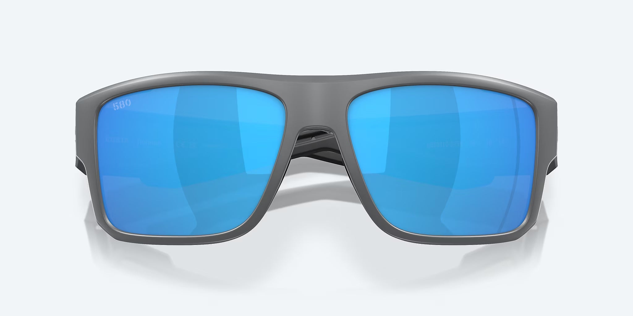 Costa Del Mar Taxman Polarized Sunglasses MatteGray BlueMirror 580G