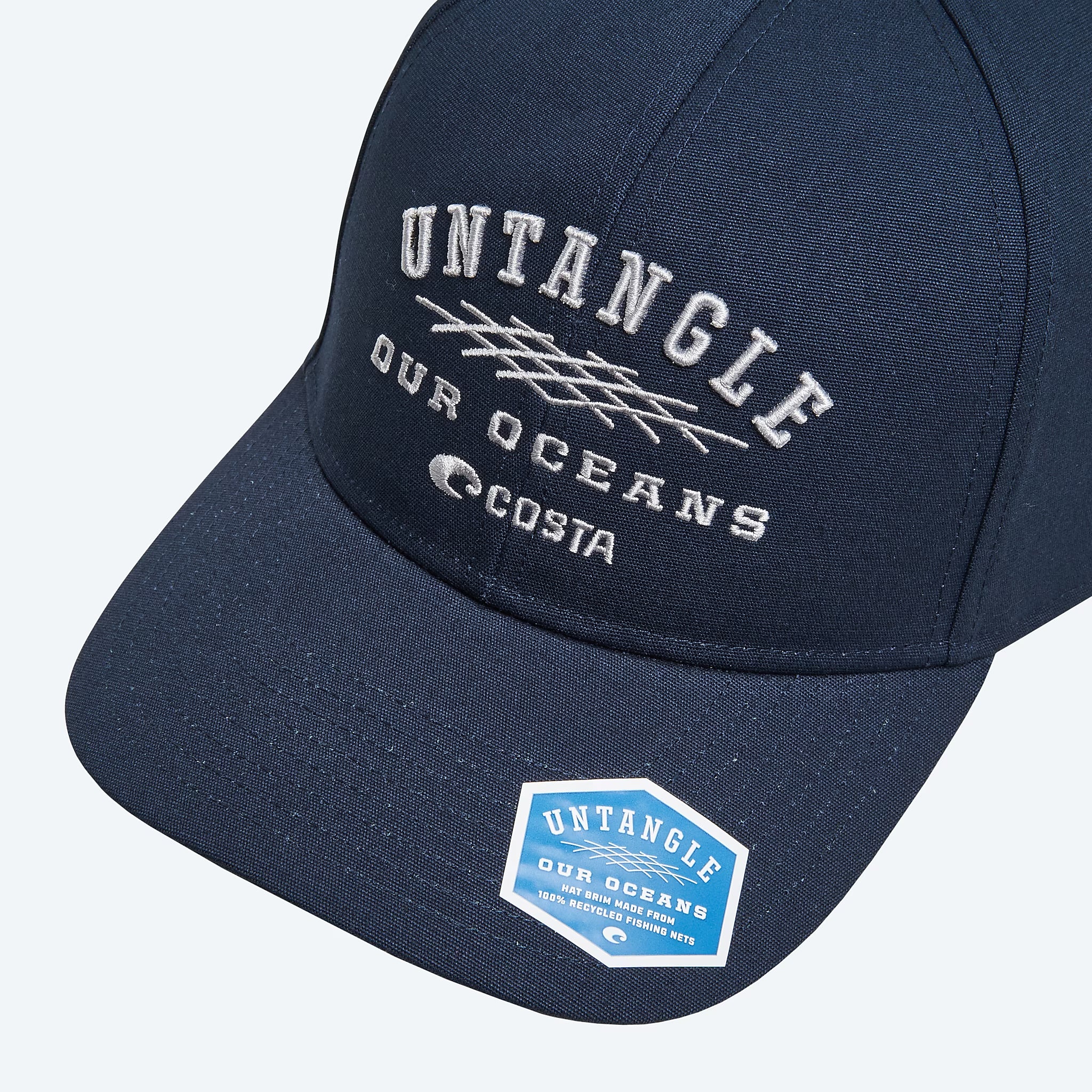 Costa Del Mar Untangled Recycled Hat Blue