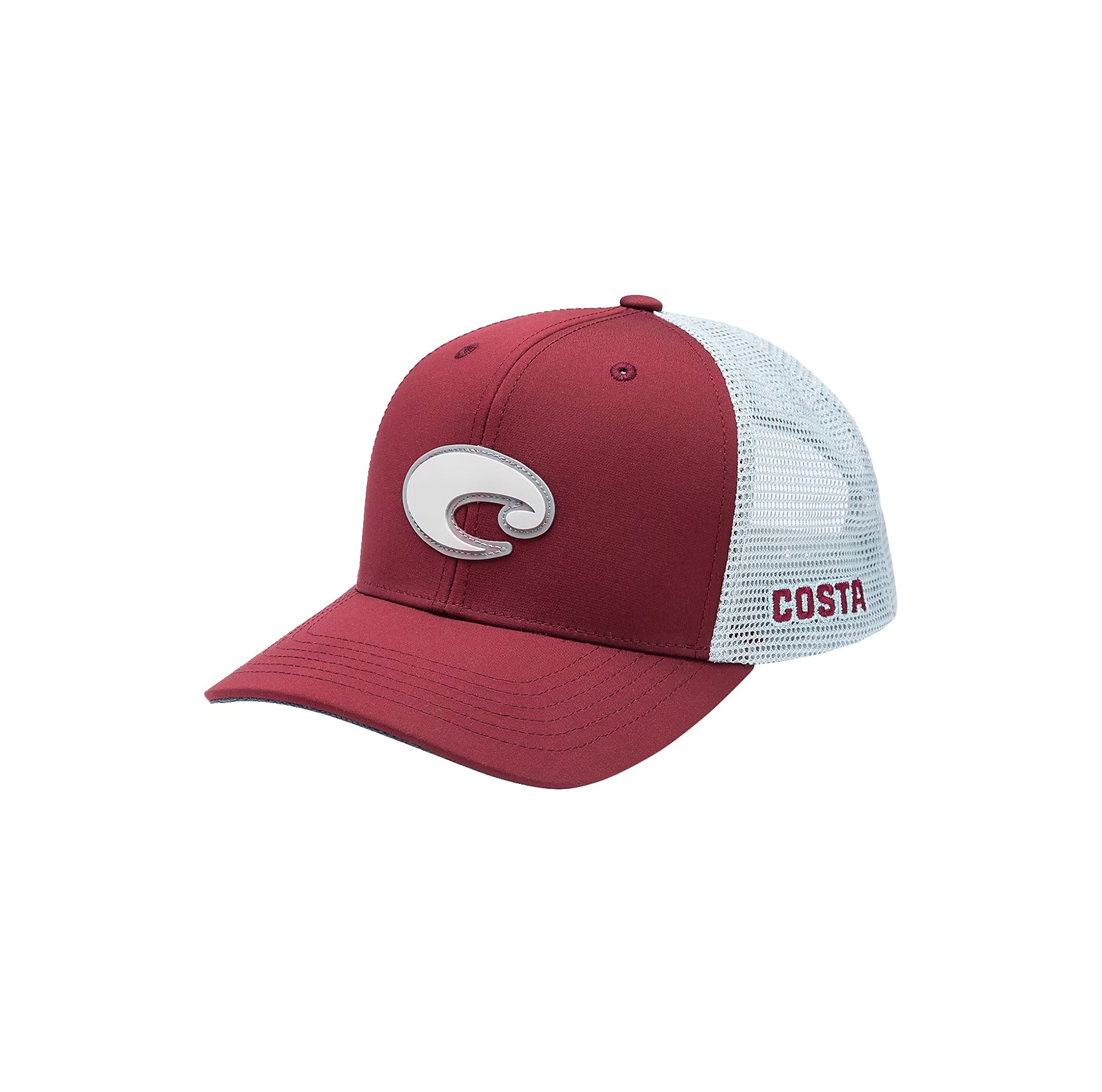 Costa Del Mar Core Performance Trucker Hat Maroon