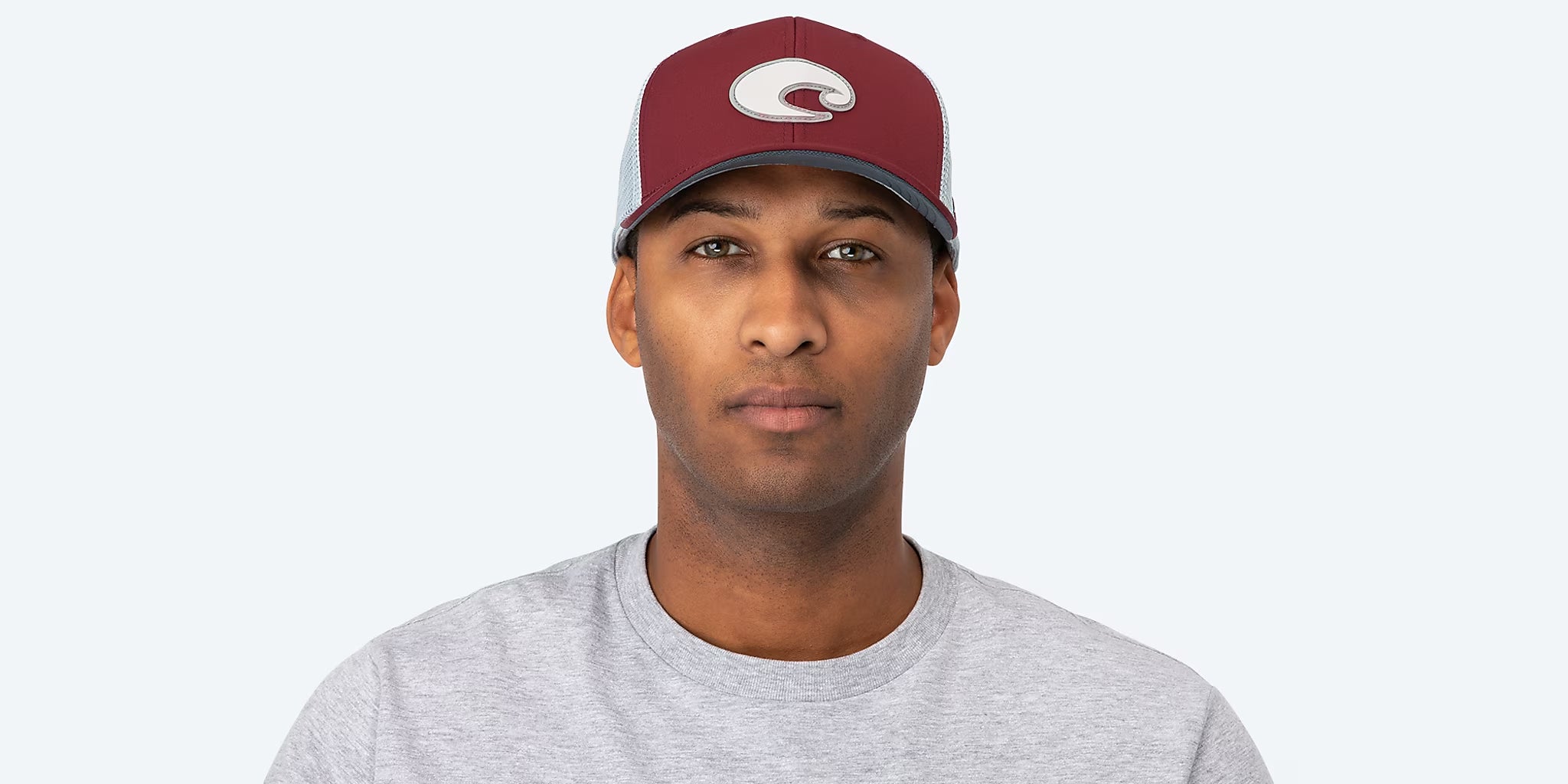 Costa Del Mar Core Performance Trucker Hat Maroon