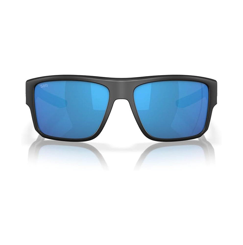 Costa Del Mar Taxman Polarized Sunglasses MatteBlack BlueMirror 580G