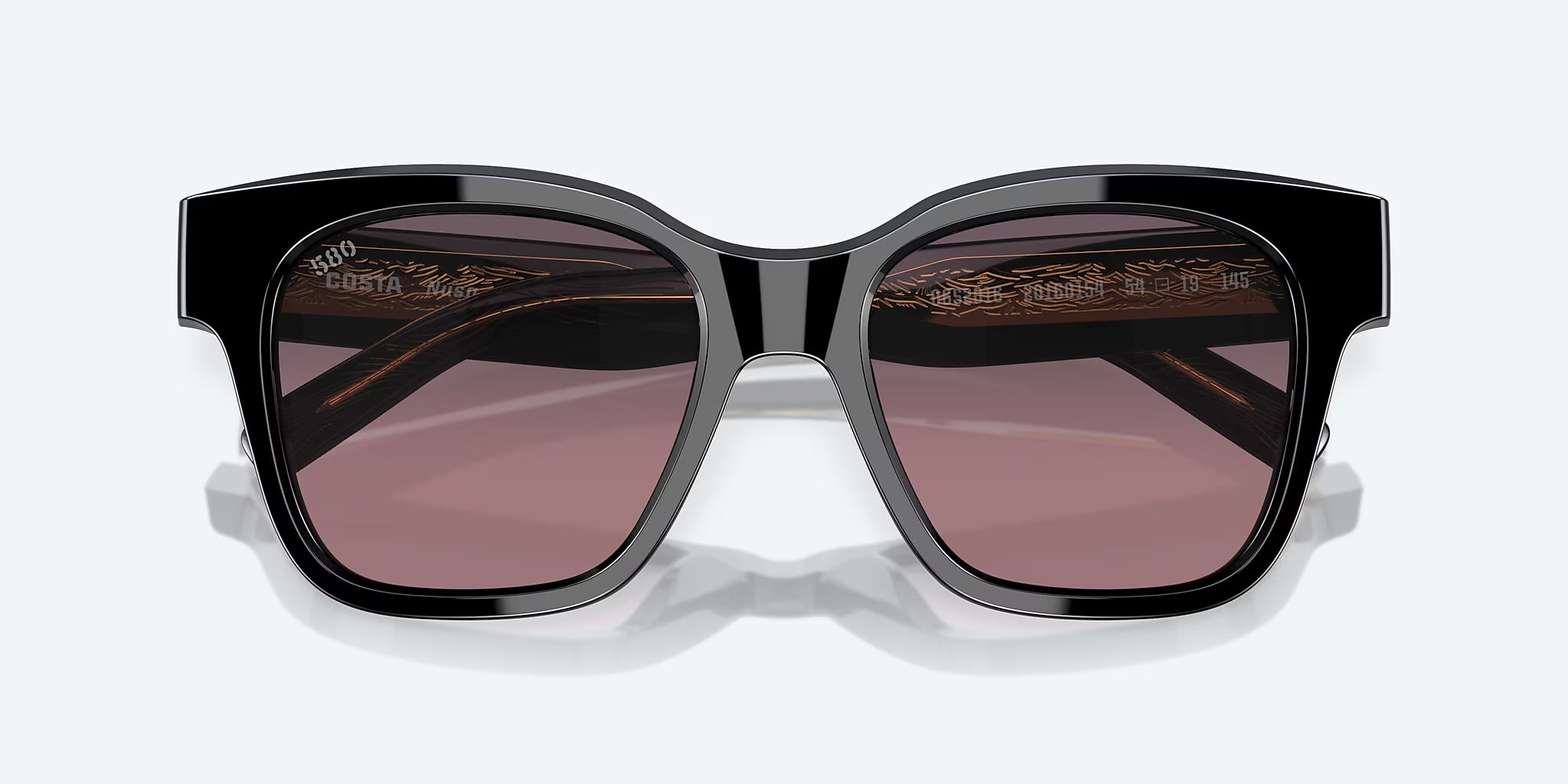 Costa Del Mar Nusa Polarized Sunglasses Black RoseGradient580G