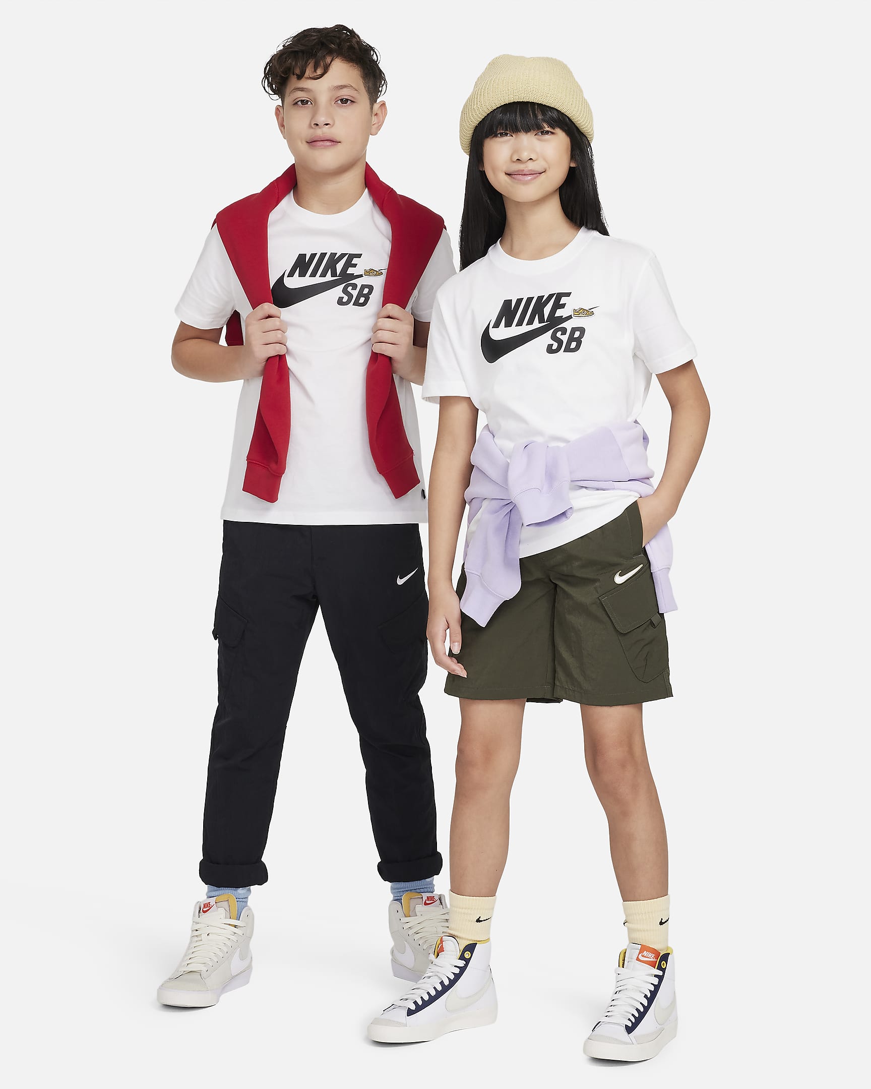 Nike Kids NSW SS Tee 100-White L