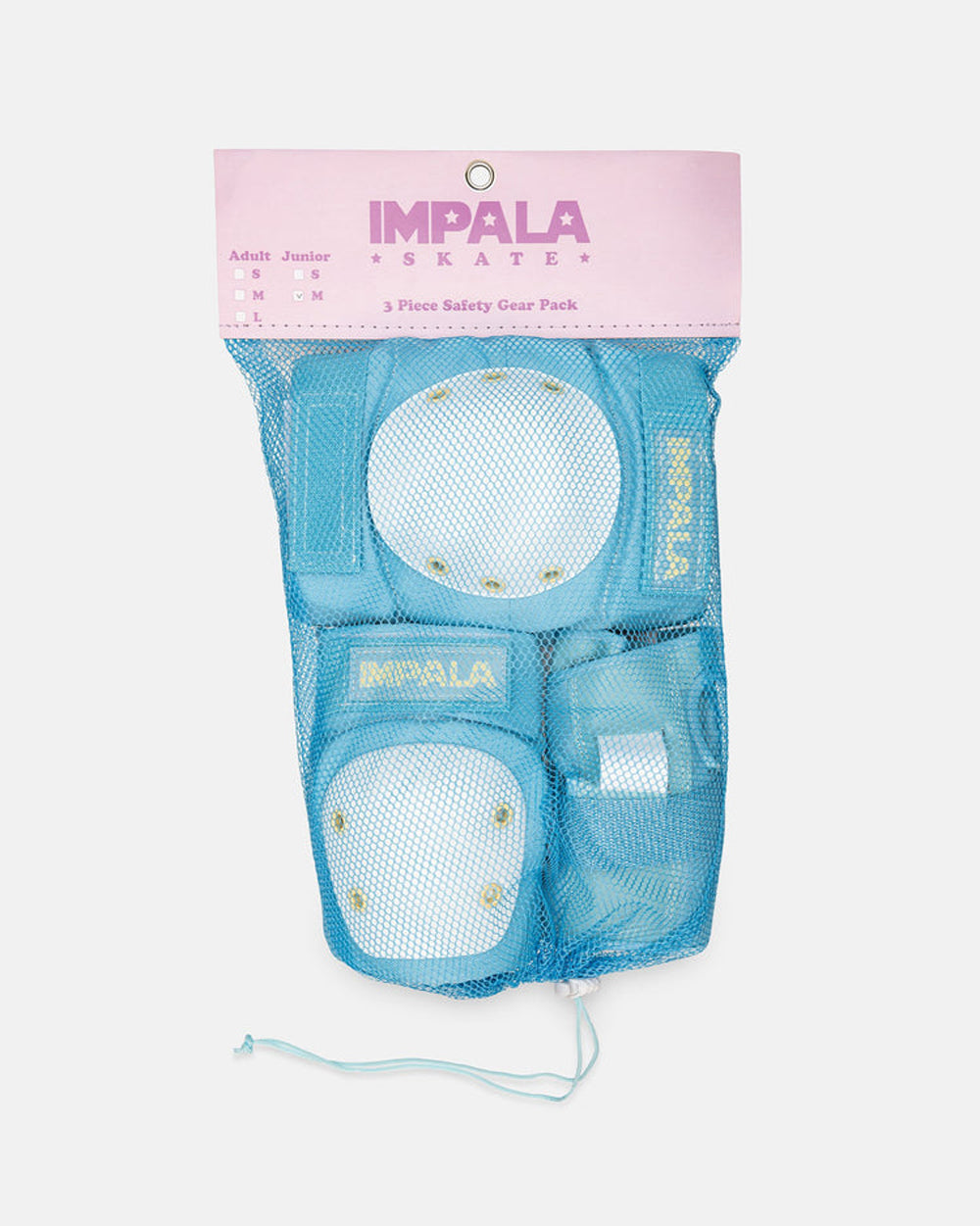 Impala Youth Protective Pad Set SkyBlue/Yellow YS
