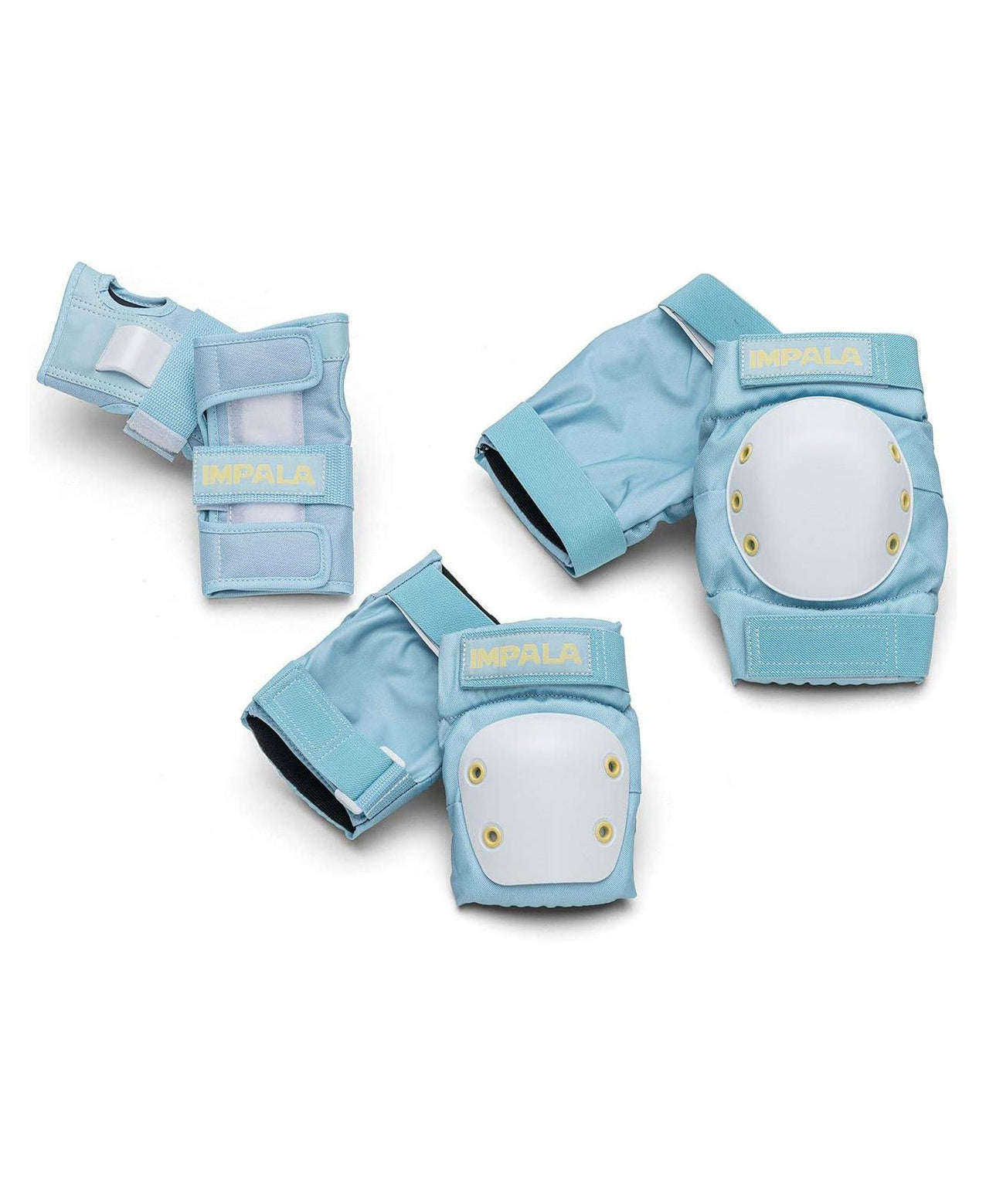 Impala Youth Protective Pad Set SkyBlue/Yellow YM