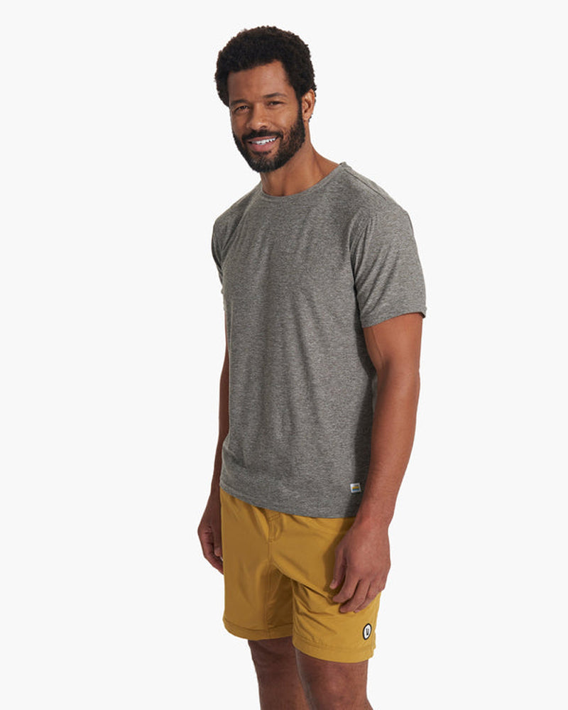 Vuori Strato SS Tech Tee HTG-HeatherGrey XXL