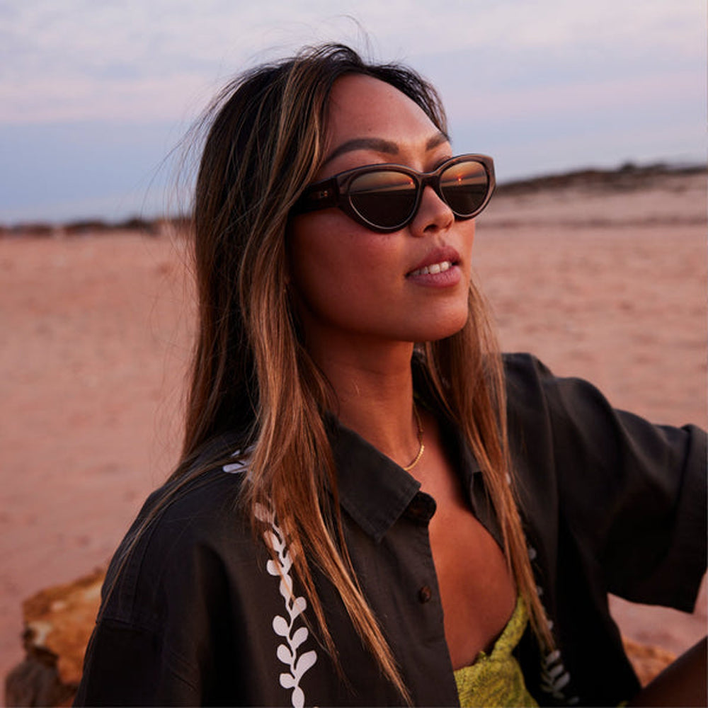 Otis Audrey Sunglasses EcoCrystalVelvet NeutralGrey