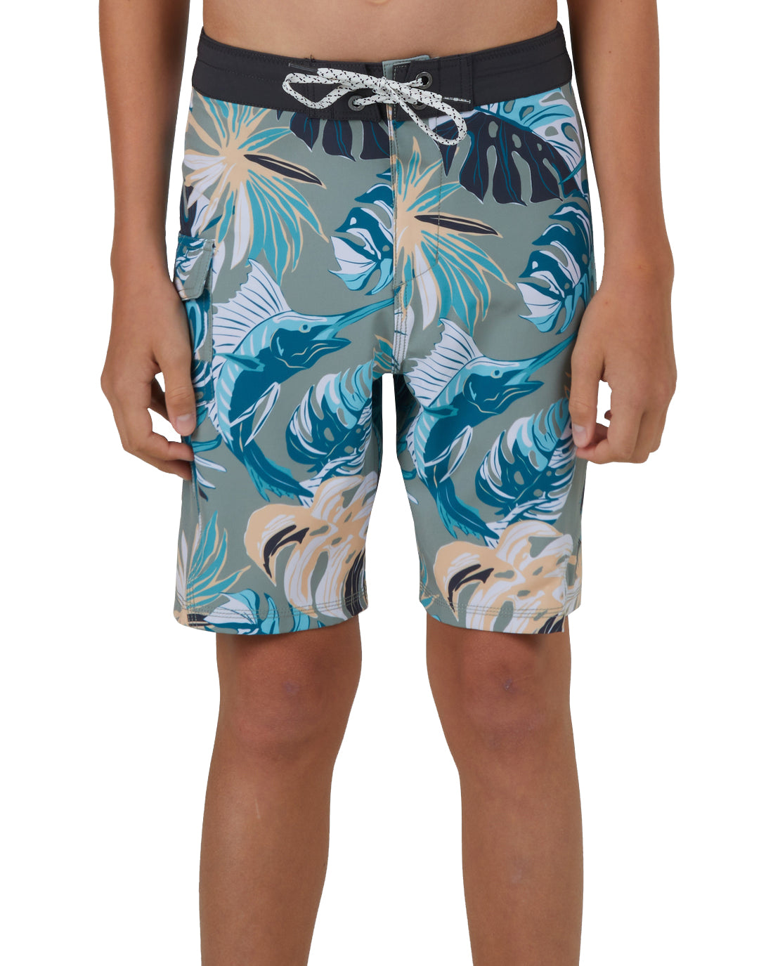 Salty Crew Lowtide Boys Boardshort DustySage 25