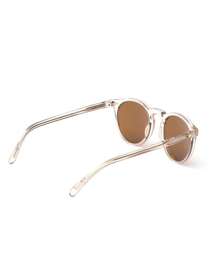 Otis Omar Polarized Sunglasses EcoCrystalSand Brown Round