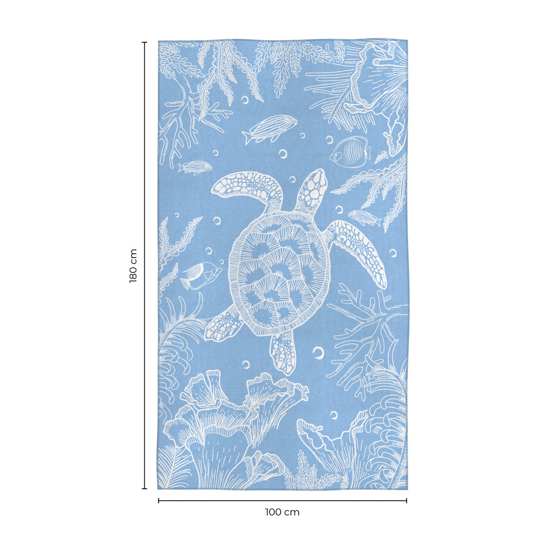 Florida Glow Sea Turtle Towel XL