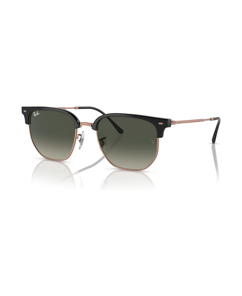 Ray-Ban New Clubmaster Sunglasses DarkGreyRoseGold GreyGradient