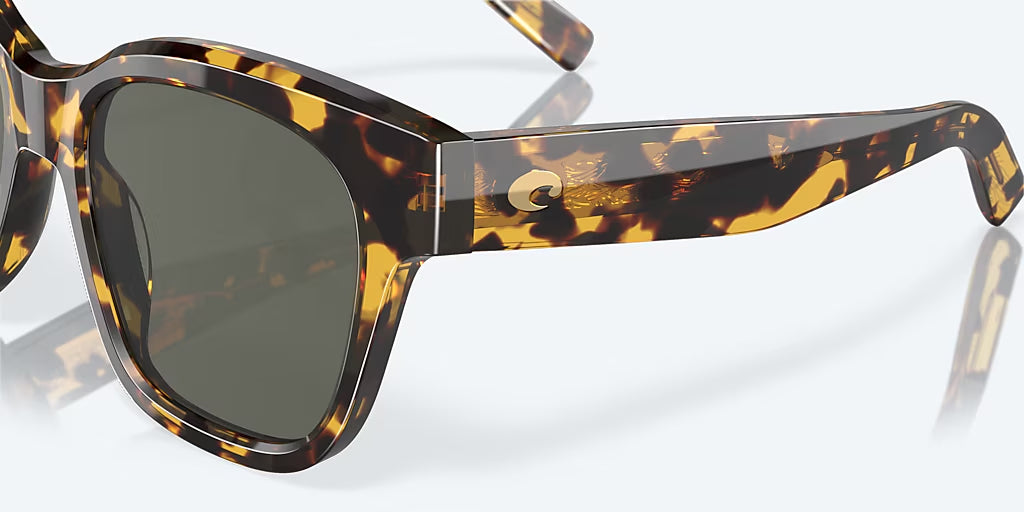 Costa Del Mar Nusa Polarized Sunglasses Tortoise Gray 580G