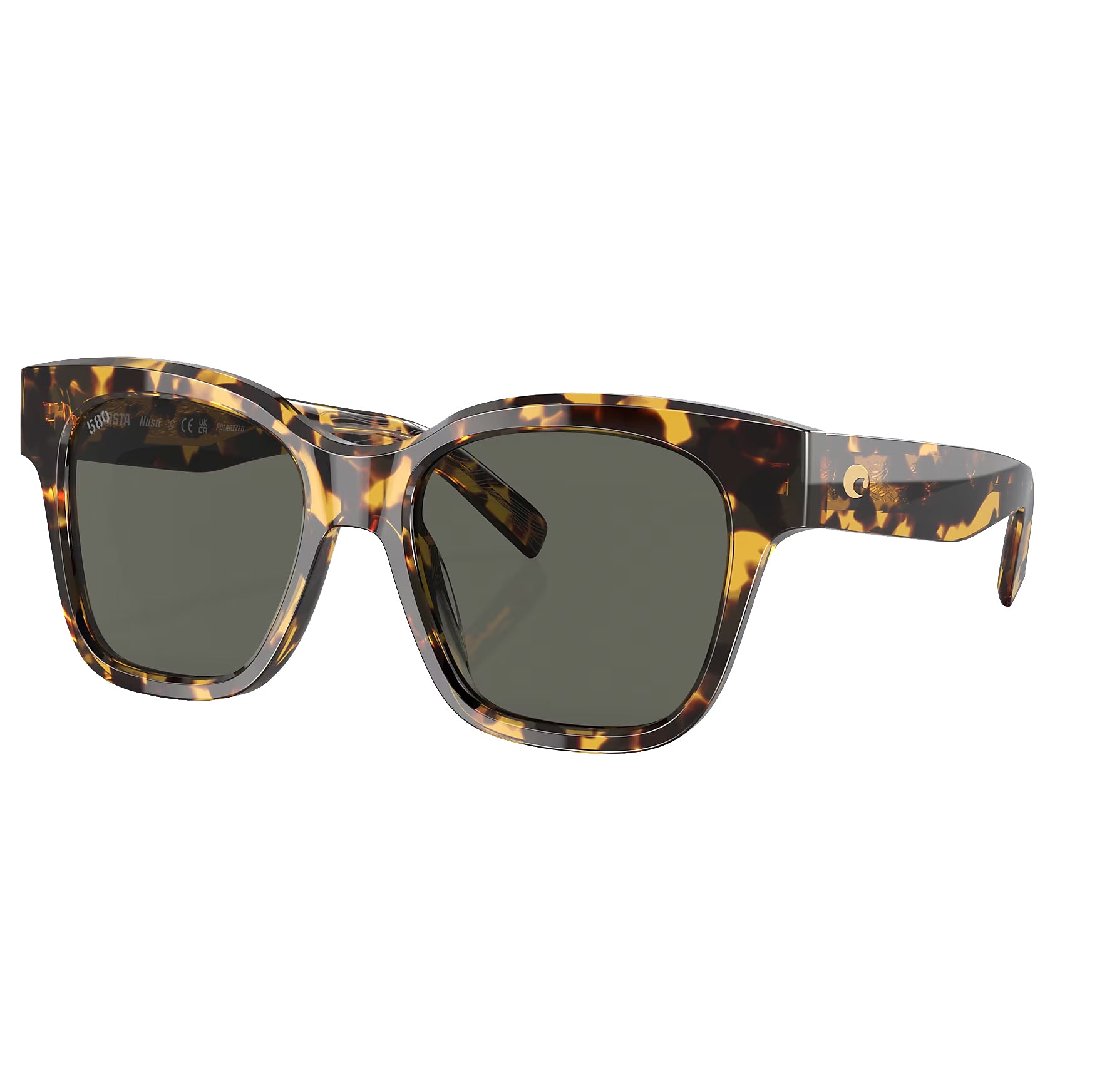 Costa Del Mar Nusa Polarized Sunglasses Tortoise Gray 580G