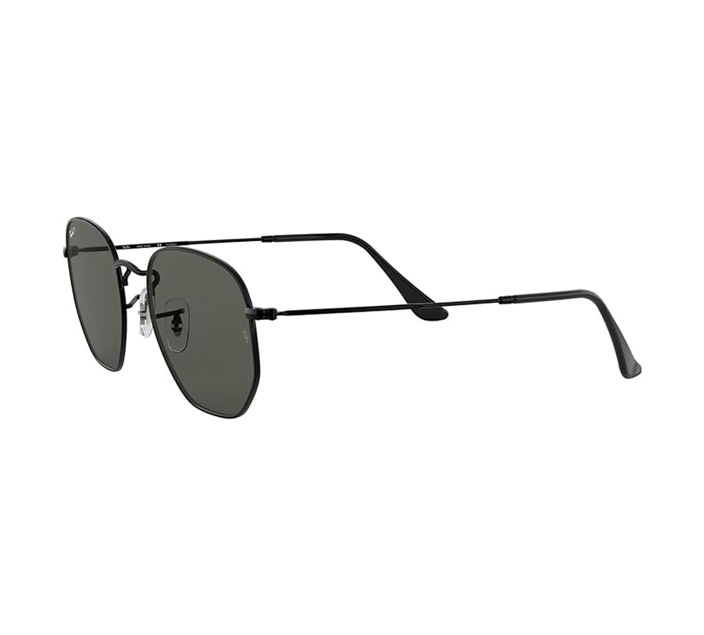 Ray Ban Hexagonal Sunglasses Black G-15Green Hexagonal