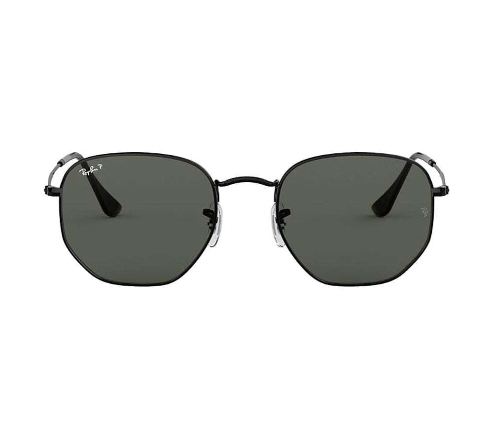 Ray Ban Hexagonal Sunglasses Black G-15Green Hexagonal