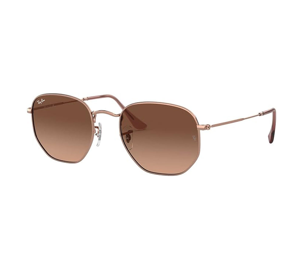 Ray Ban Hexagonal Sunglasses Copper PinkGradientBrown Hexagonal