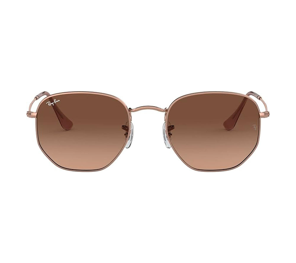 Ray Ban Hexagonal Sunglasses Copper PinkGradientBrown Hexagonal