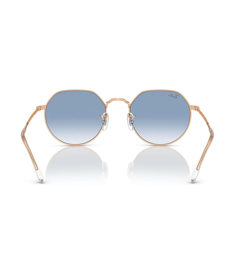 Ray Ban Jack Sunglasses RoseGold ClearGradientBlue