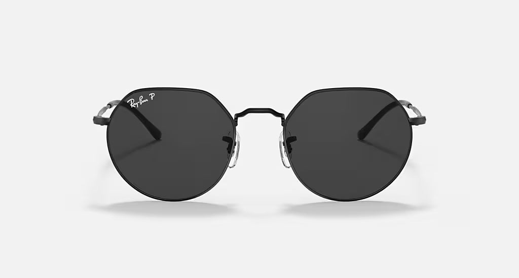 Ray-Ban Jack Polarized Sunglasses Black Black