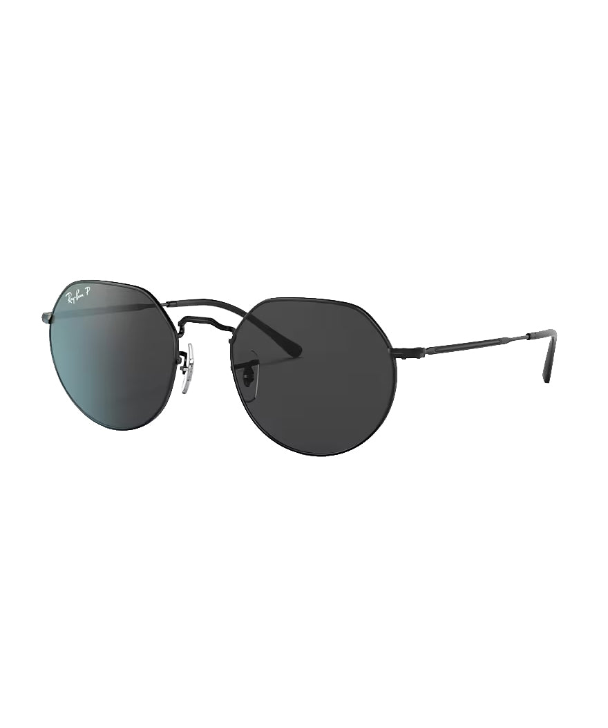 Ray-Ban Jack Polarized Sunglasses Black Black