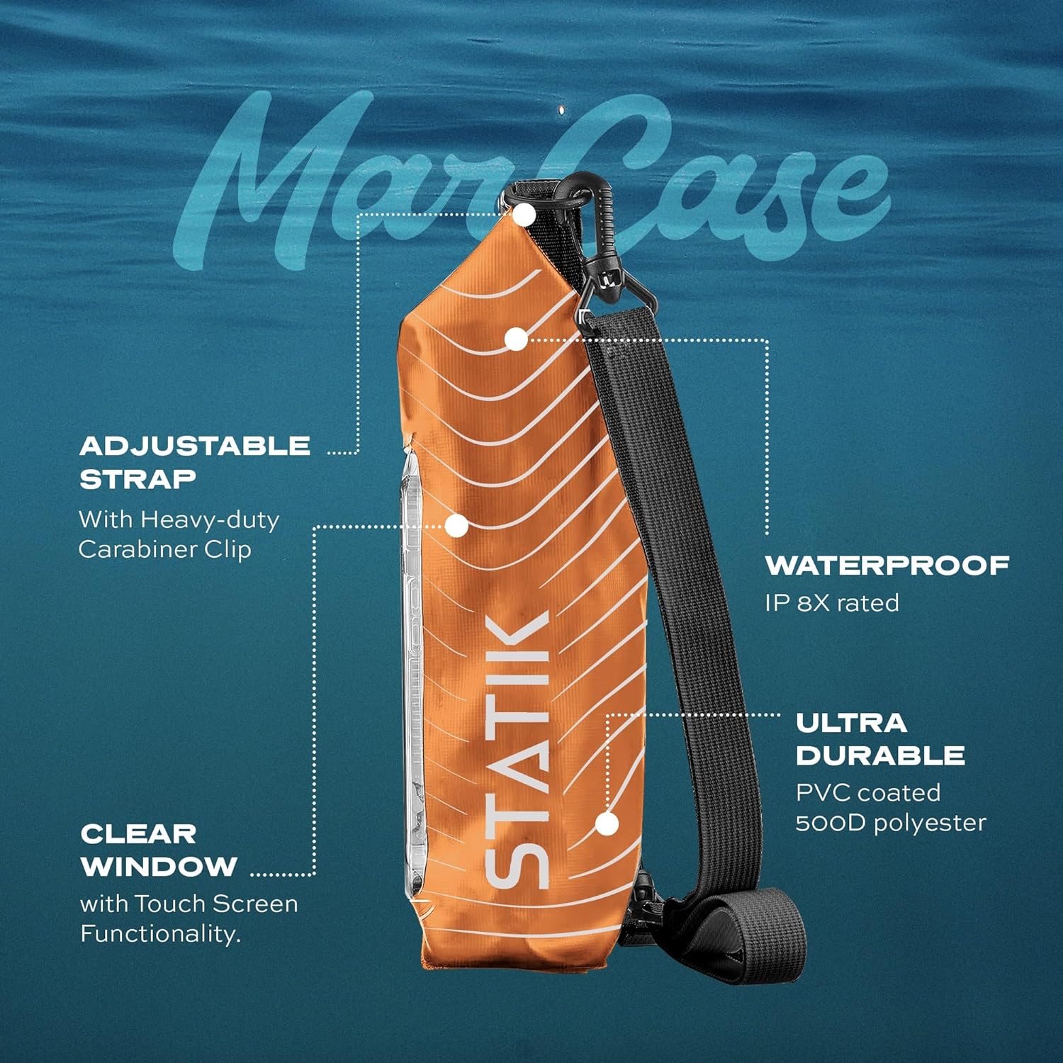 Statik MarCase Waterproof Bag Black-Noah Flegel Line 2L