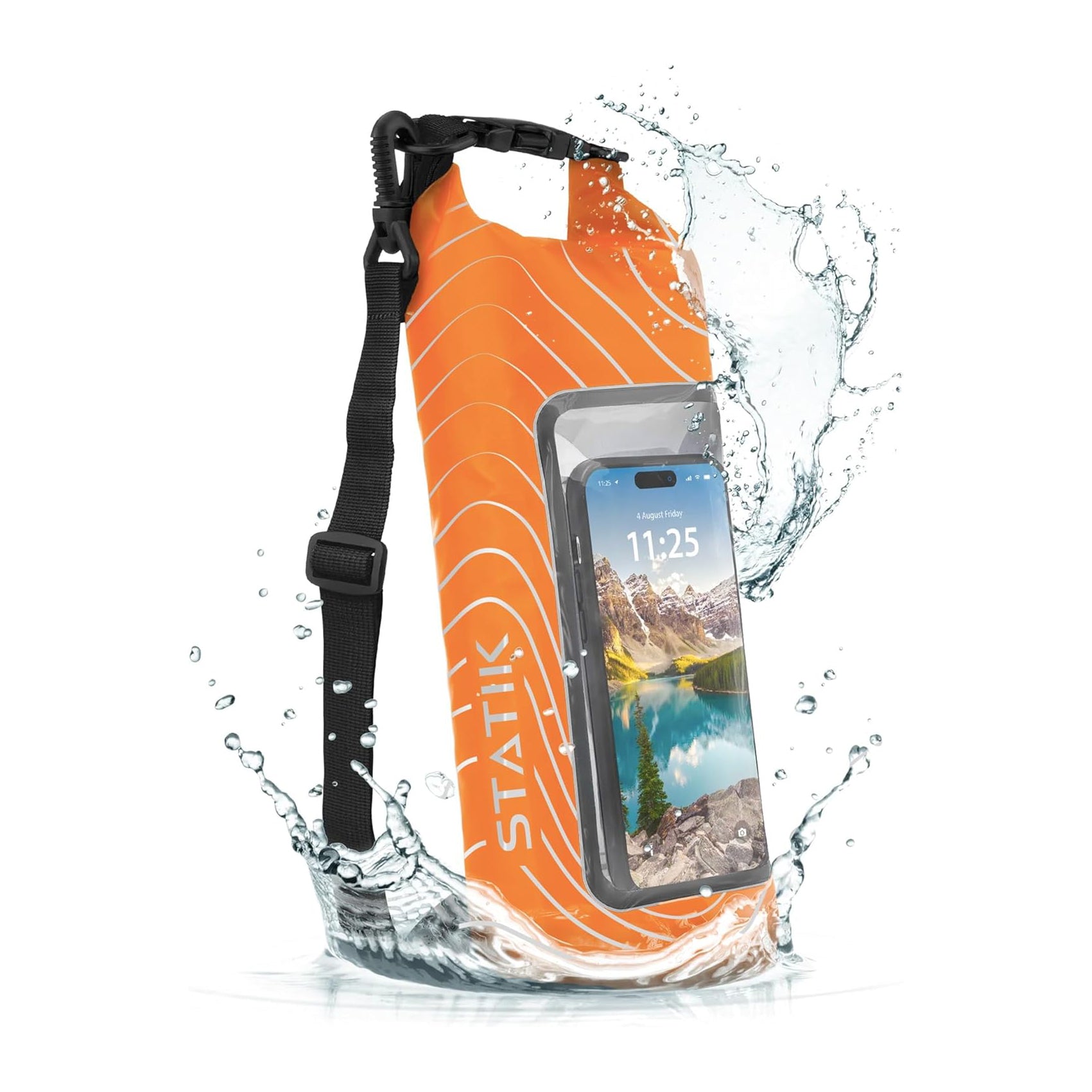 Statik MarCase Waterproof Bag Orange-Noah Flegel Line 2L