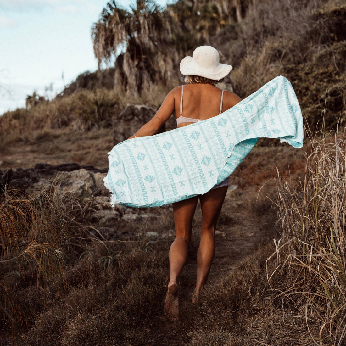 Layday Vista Towels Seafoam