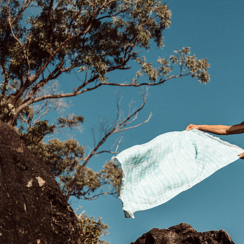 Layday Vista Towels Seafoam