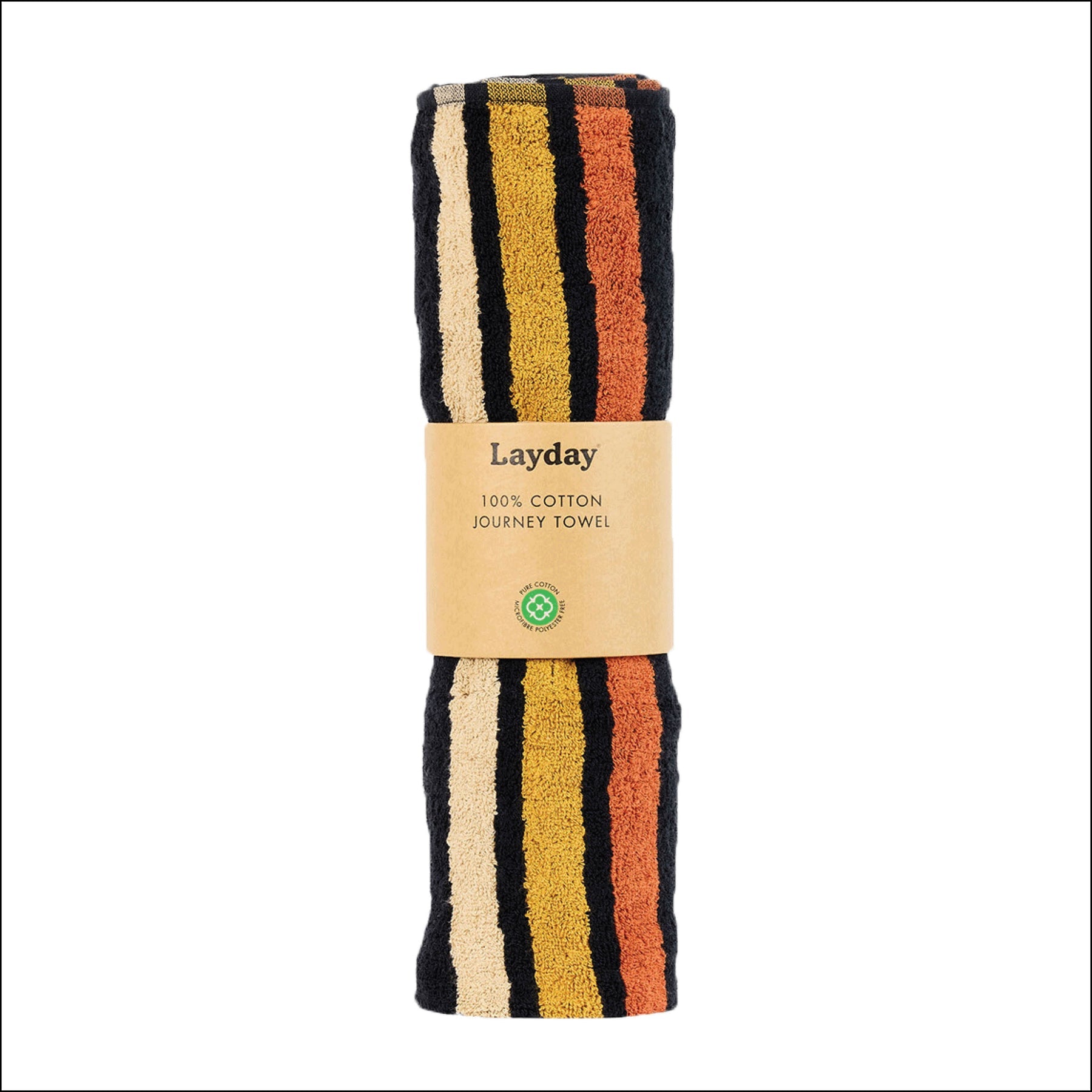 Layday Pontoon Towel Black