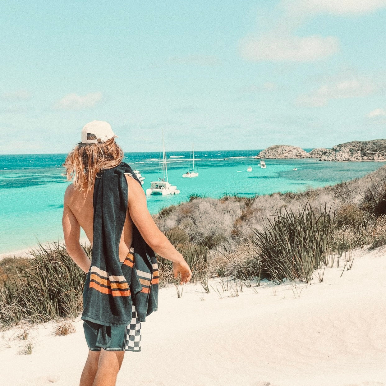 Layday Pontoon Towel Black