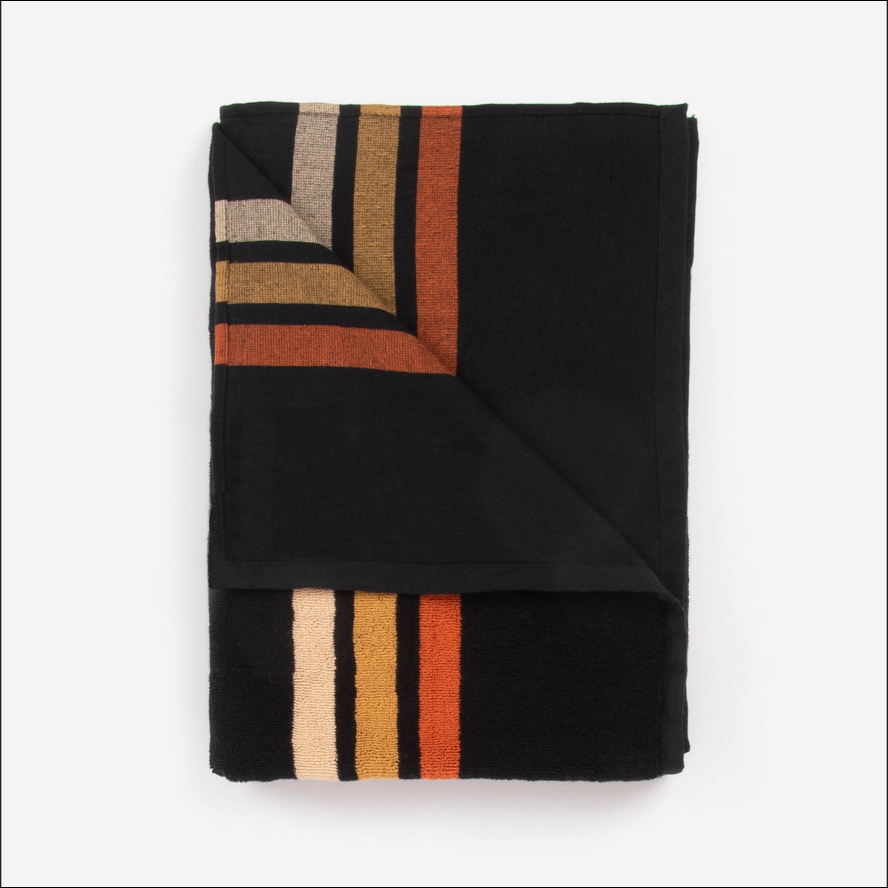Layday Pontoon Towel Black