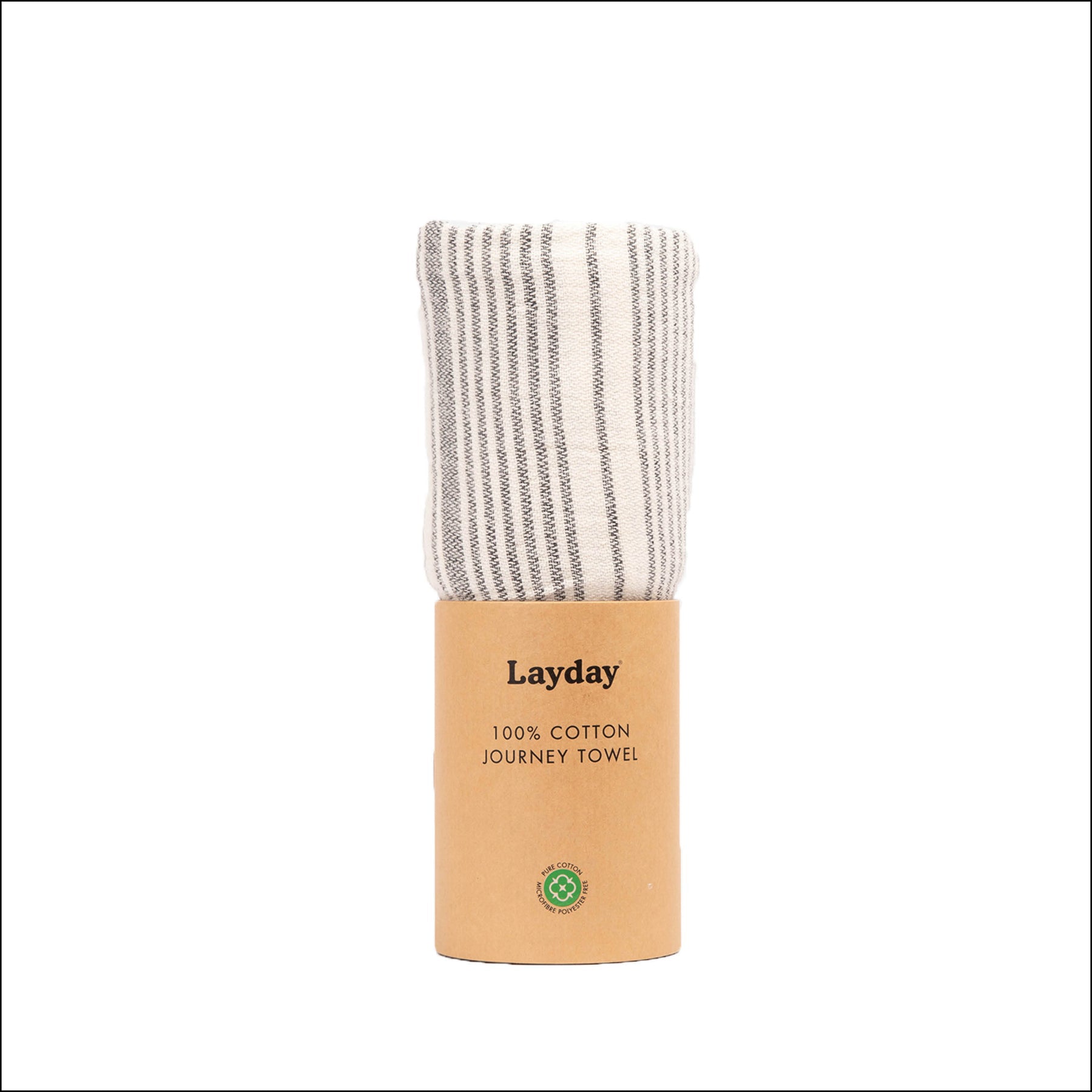 Layday Charter Towel Ash Queen