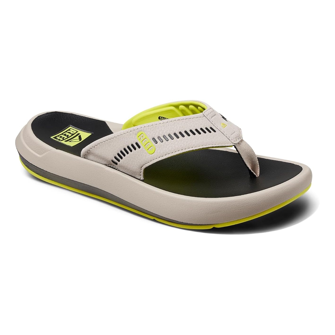 Reef Cruiser Mens Sandal Grey-Lime 10