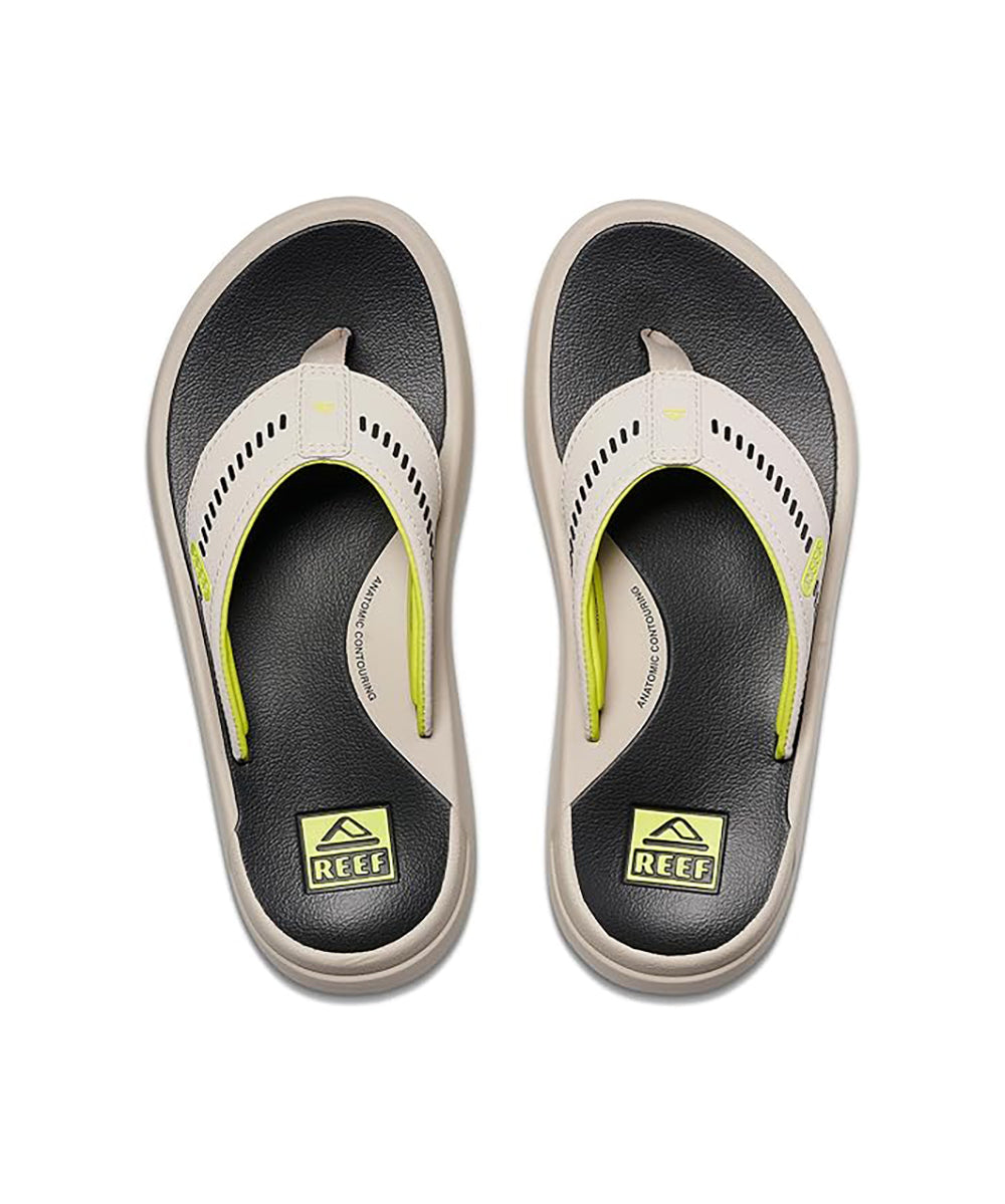 Reef Cruiser Mens Sandal Grey-Lime 10