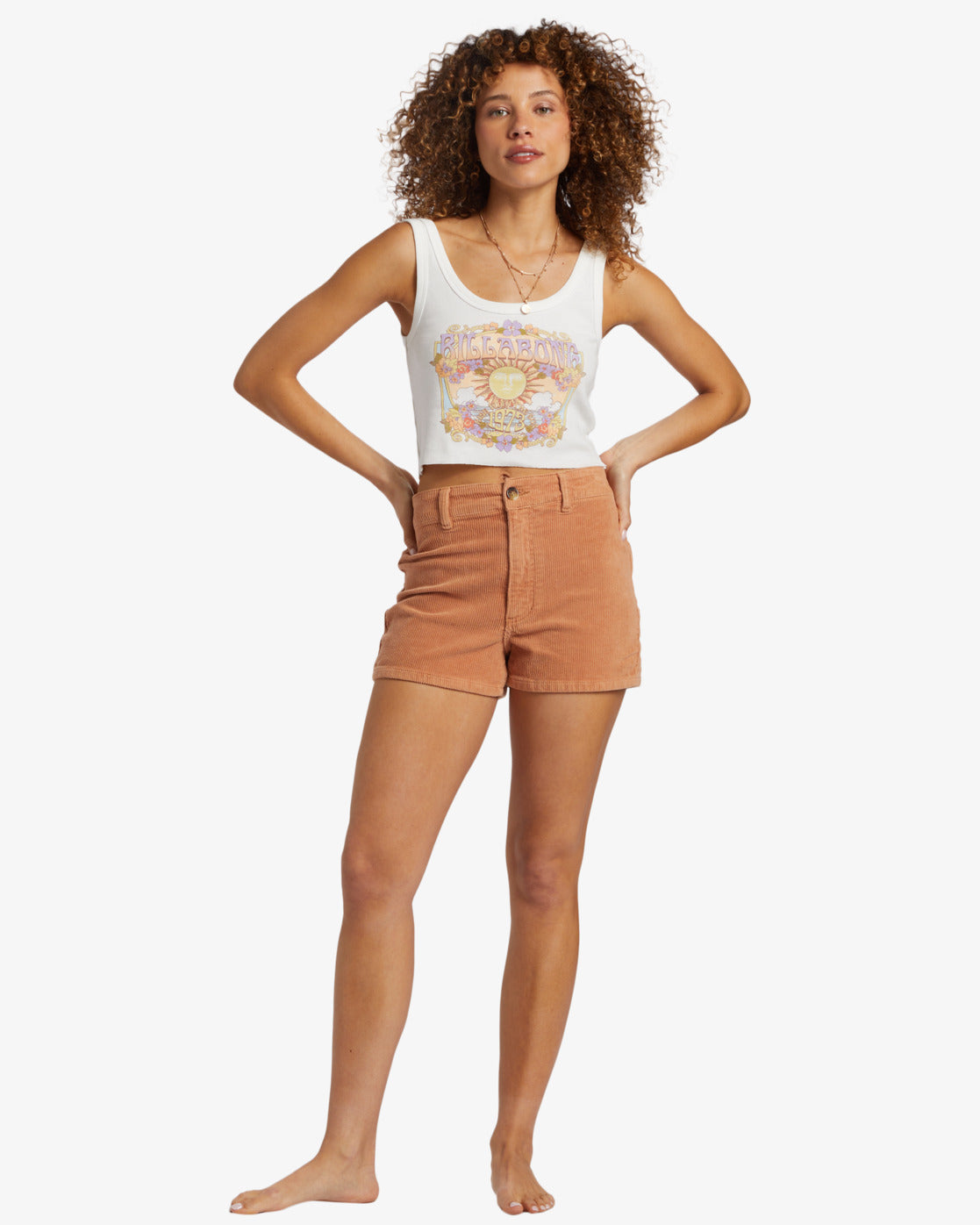 Billabong Ray Of Sunshine Cropped Tank SCS L