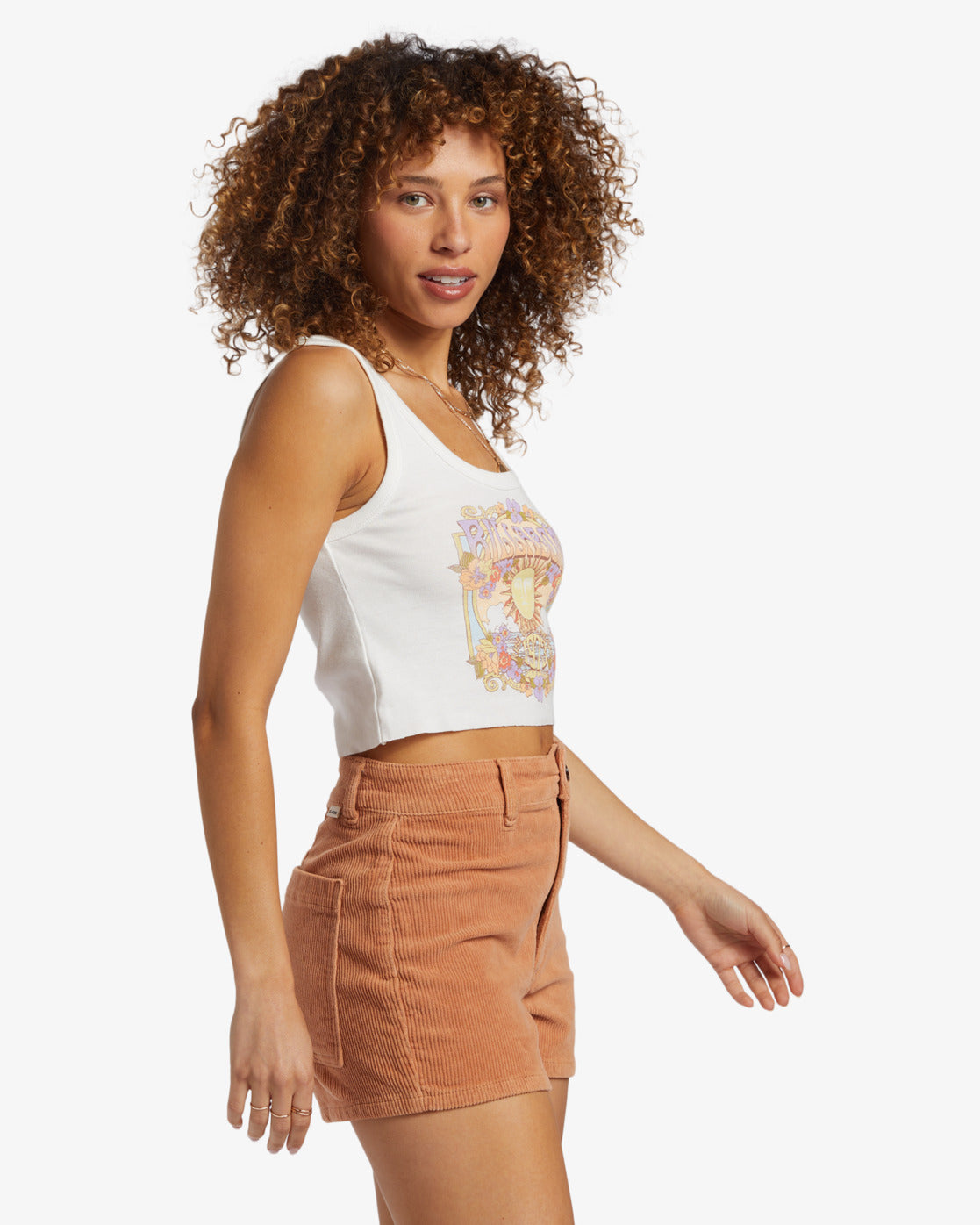 Billabong Ray Of Sunshine Cropped Tank SCS L