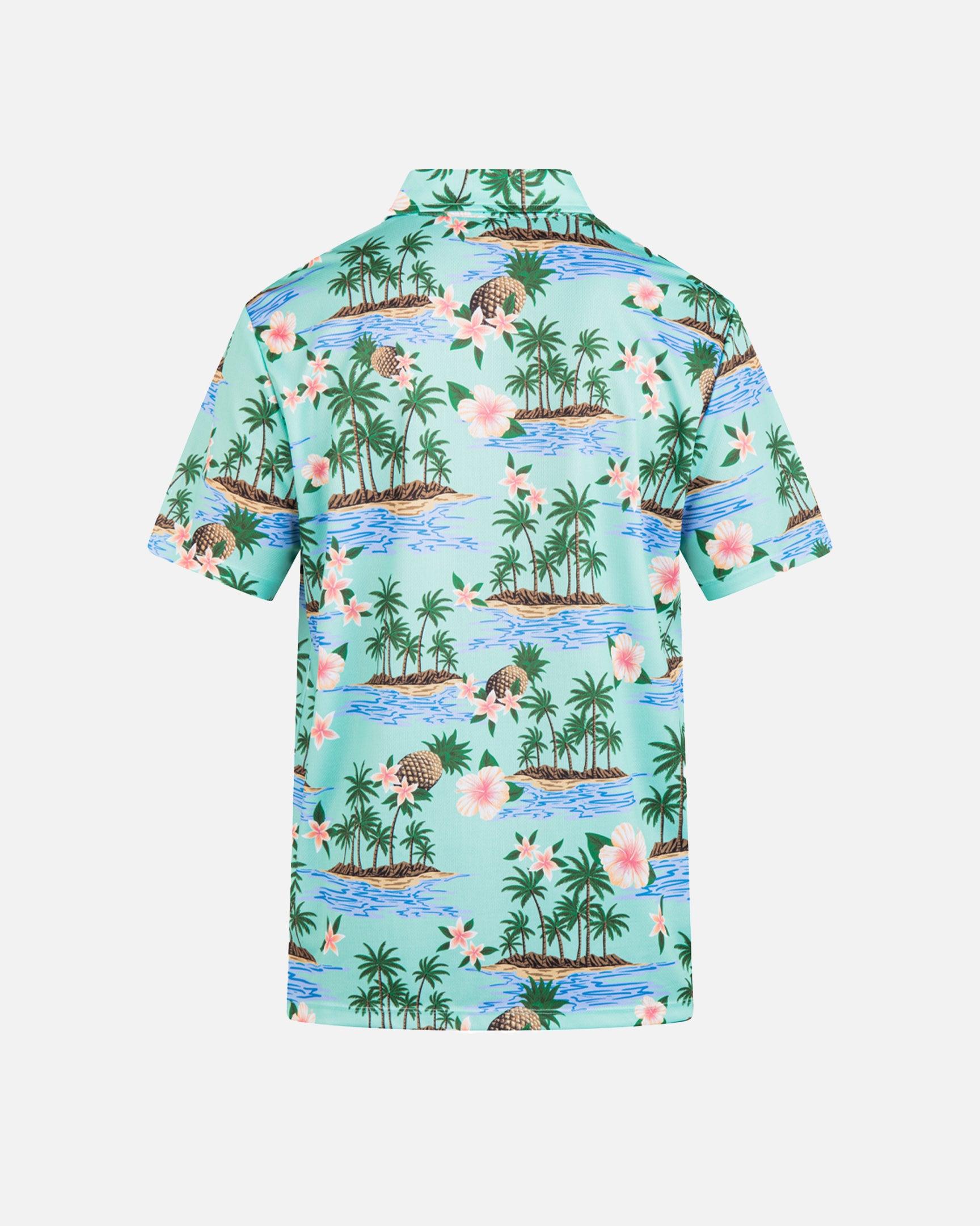 Hurley Fiesta Mesh Polo H3012-TropicalMist3 XXL